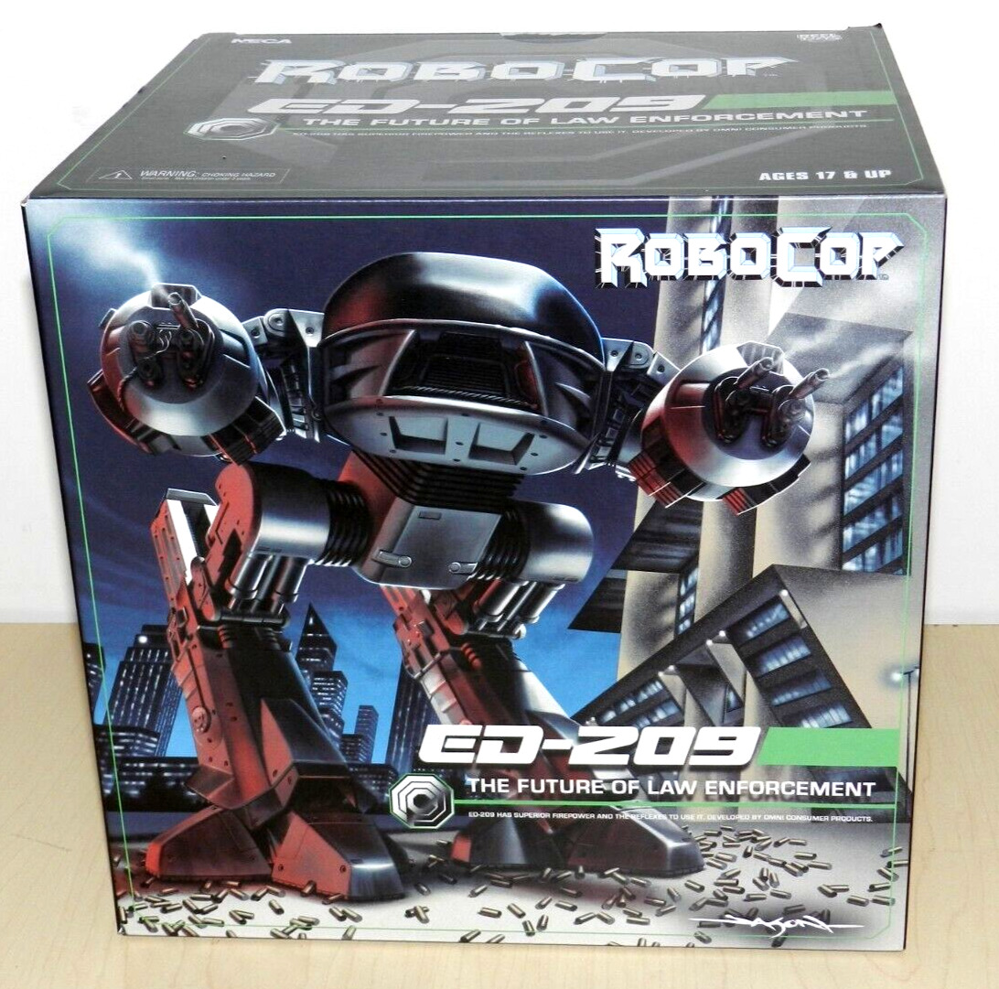 ROBOCOP ED-209 NECA REEL TOYS NEW NICE BOX SEALED MOVIE FIGURE