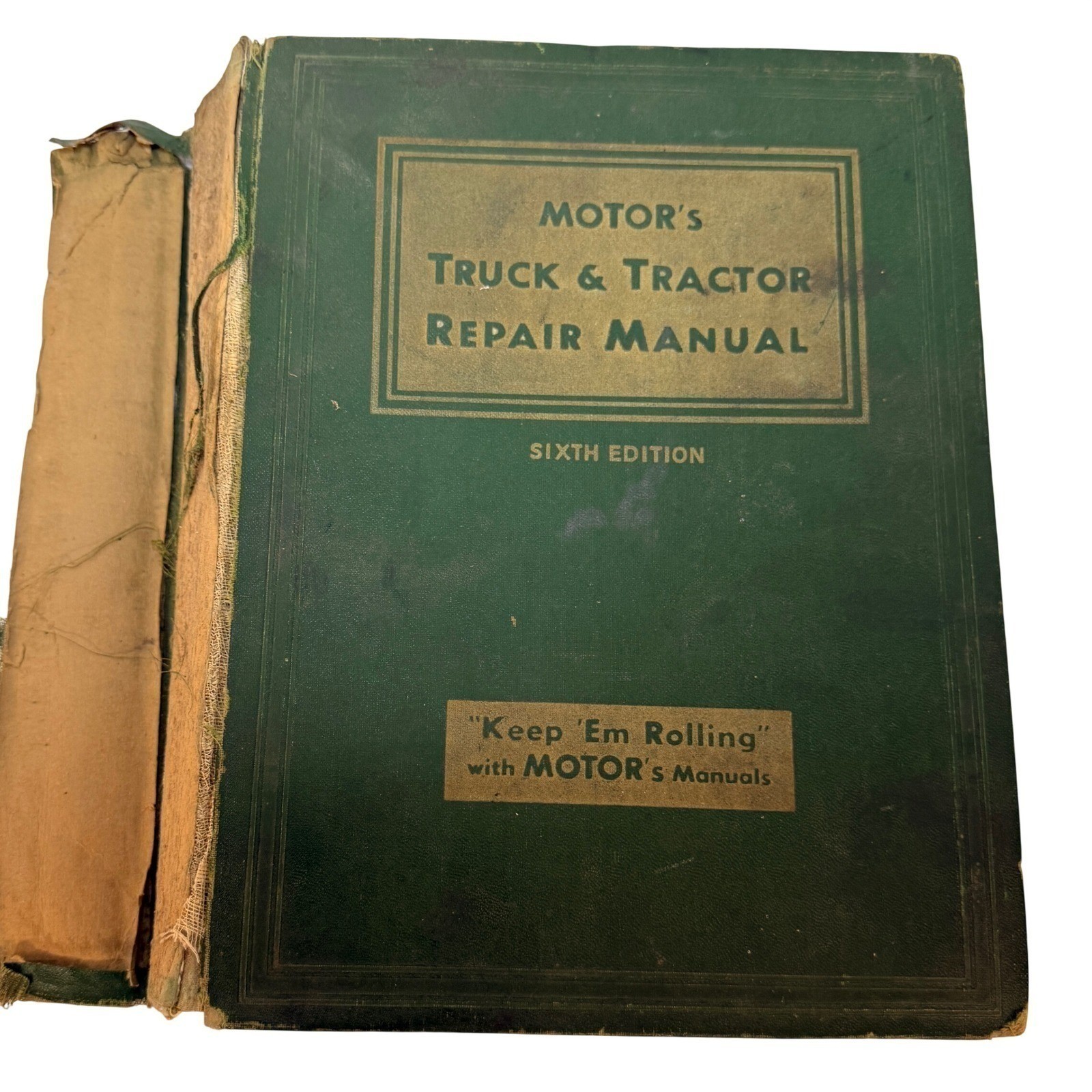 1953 Motor\'s Truck & Tractor Repair Manual Sixth Edition Vintage Shop Guide