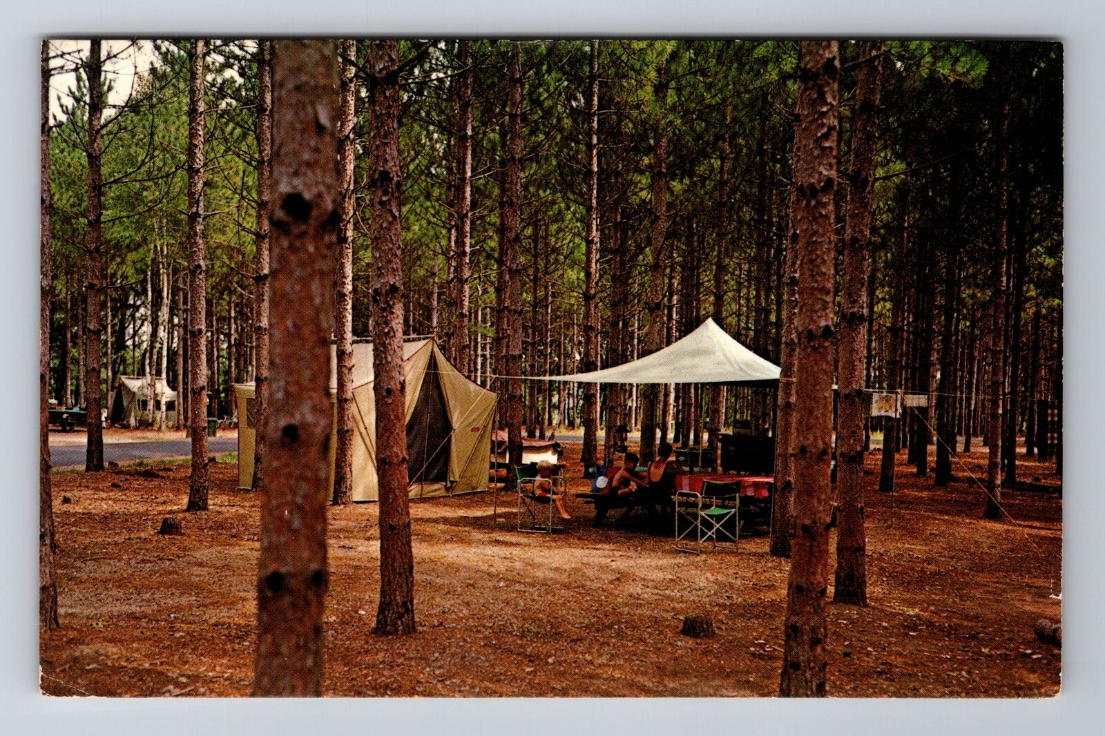 Waupaca WI-Wisconsin, Hartman Creek State Park Camping, c1977 Vintage Postcard