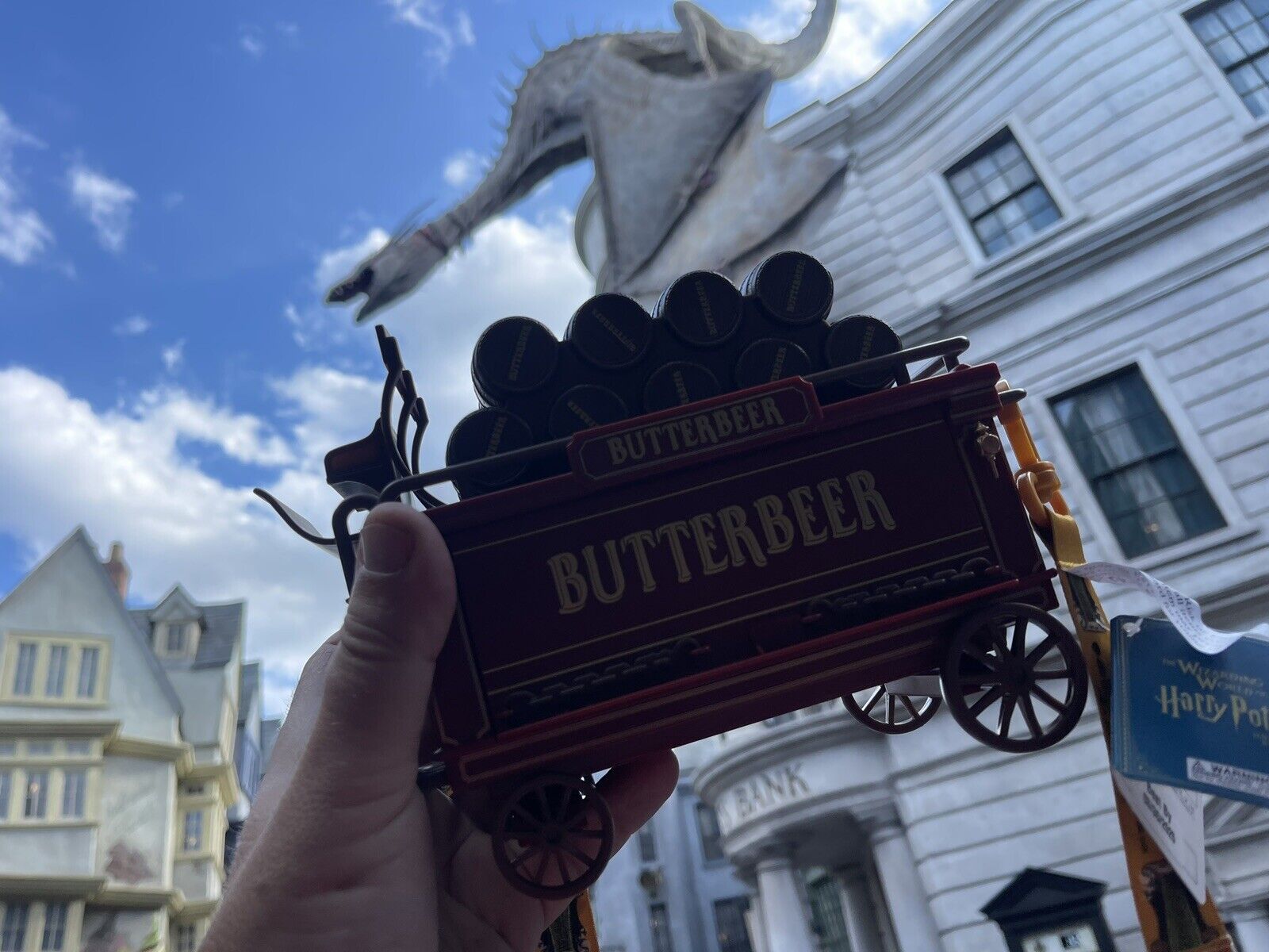 Universal Studios Florida Harry Potter butterbeer storage box bucket Container