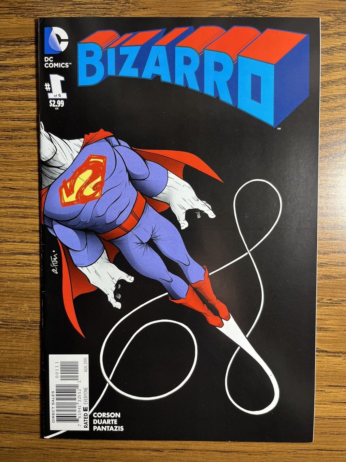BIZARRO 1 GUSTAVO DUARTE COVER HEATH CORSON STORY DC COMICS 2015