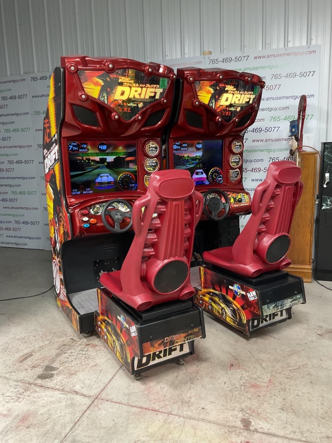 Linked The Fast and the Furious Drift by Raw Thrills Sit-Down Driving Video Game