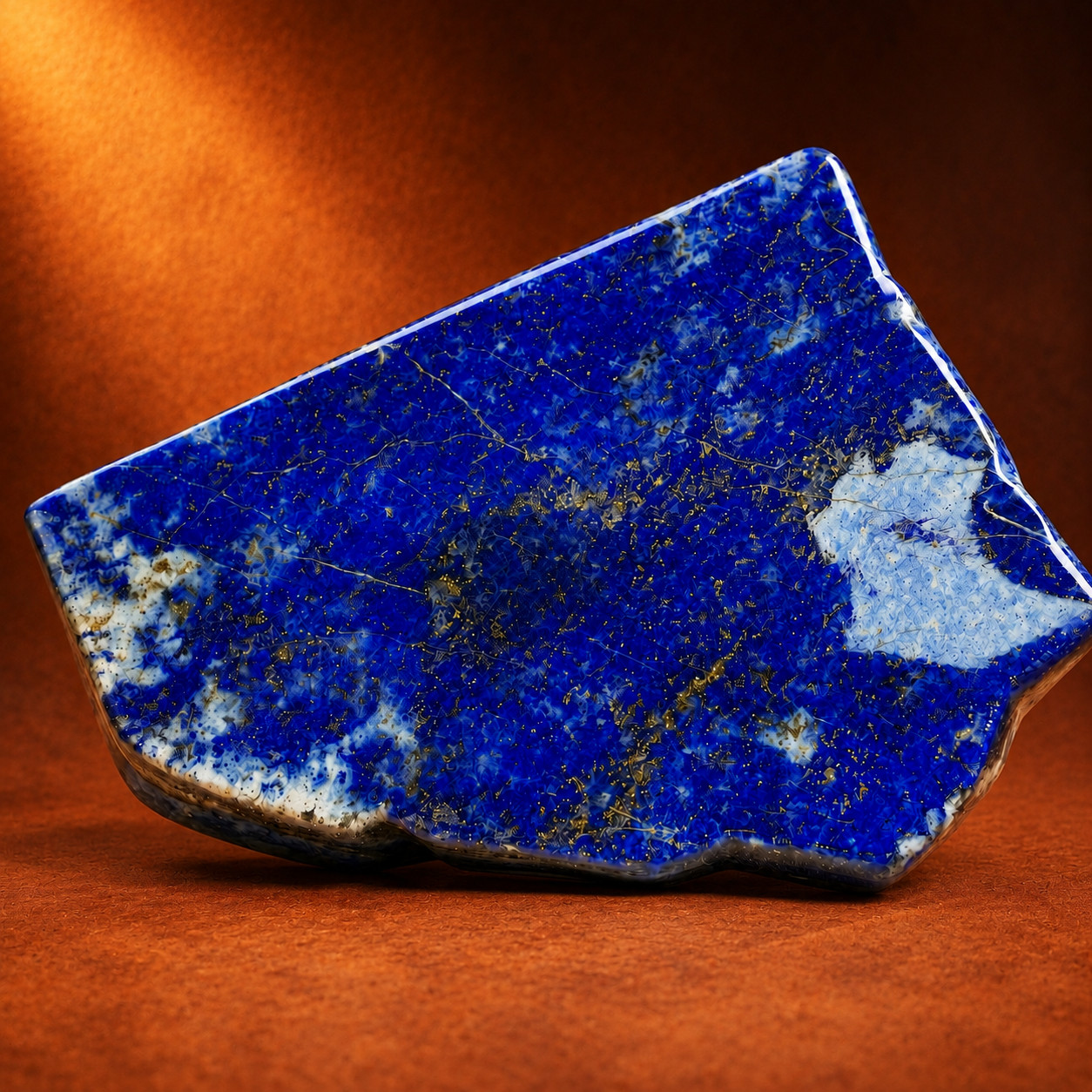 Natural Lapis Lazuli Freeform 5-6 in 2-3 lb Polished Crystal Decor