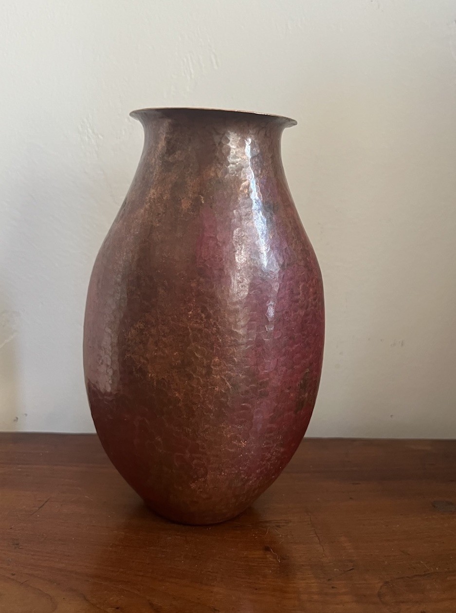 Vintage Hammered Copper Vase el Porton Santa Clara del Cobre Mexico 6” Tall Vintage Hammered Copper Vase el Porton Santa Clara del Cobre Mexico 6” Tall