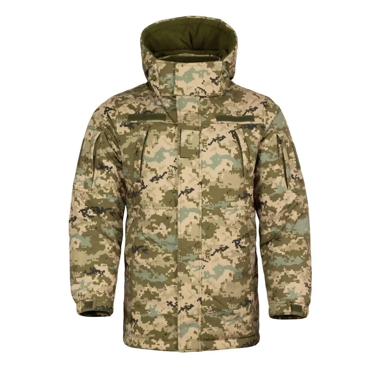 Winter tactical parka pixel Soft Shell ZSU Men\'s tactical soft-shell jacket