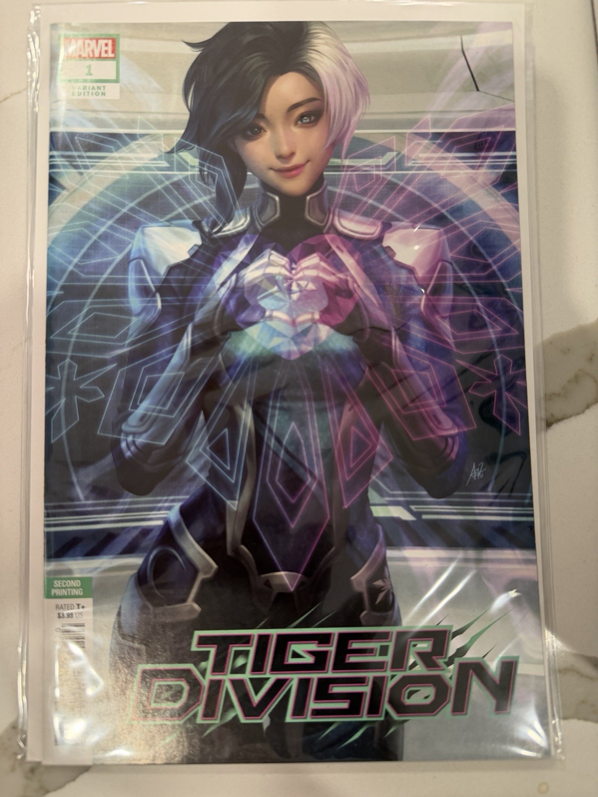 Tiger Division #1 Stanley Artgerm Lau 2nd Print 1:25 ULTRA RARE Tiger Division #1 Stanley Artgerm Lau 2nd Print 1:25 ULTRA RARE