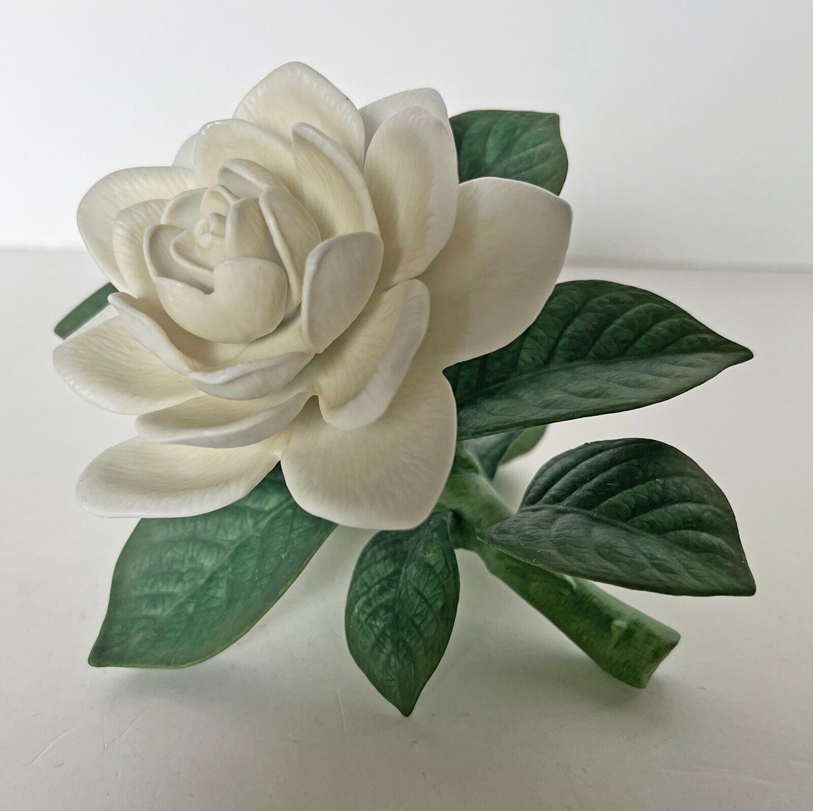 Lenox Garden Flowers Gardenia Porcelain Sculpture, 1995, No Box, Retired
