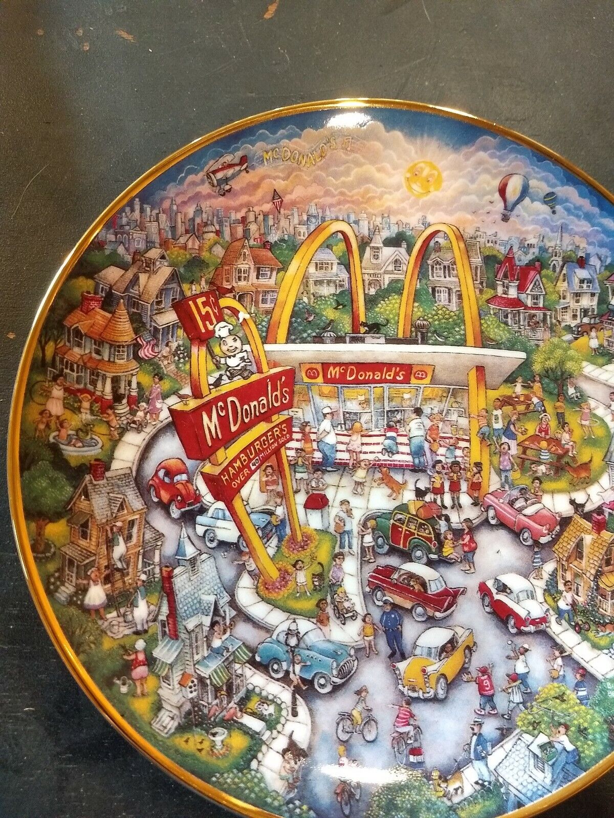 McDonalds Limited Edition Franklin Mint Collectors Plate - Golden Moments 🍔🍔