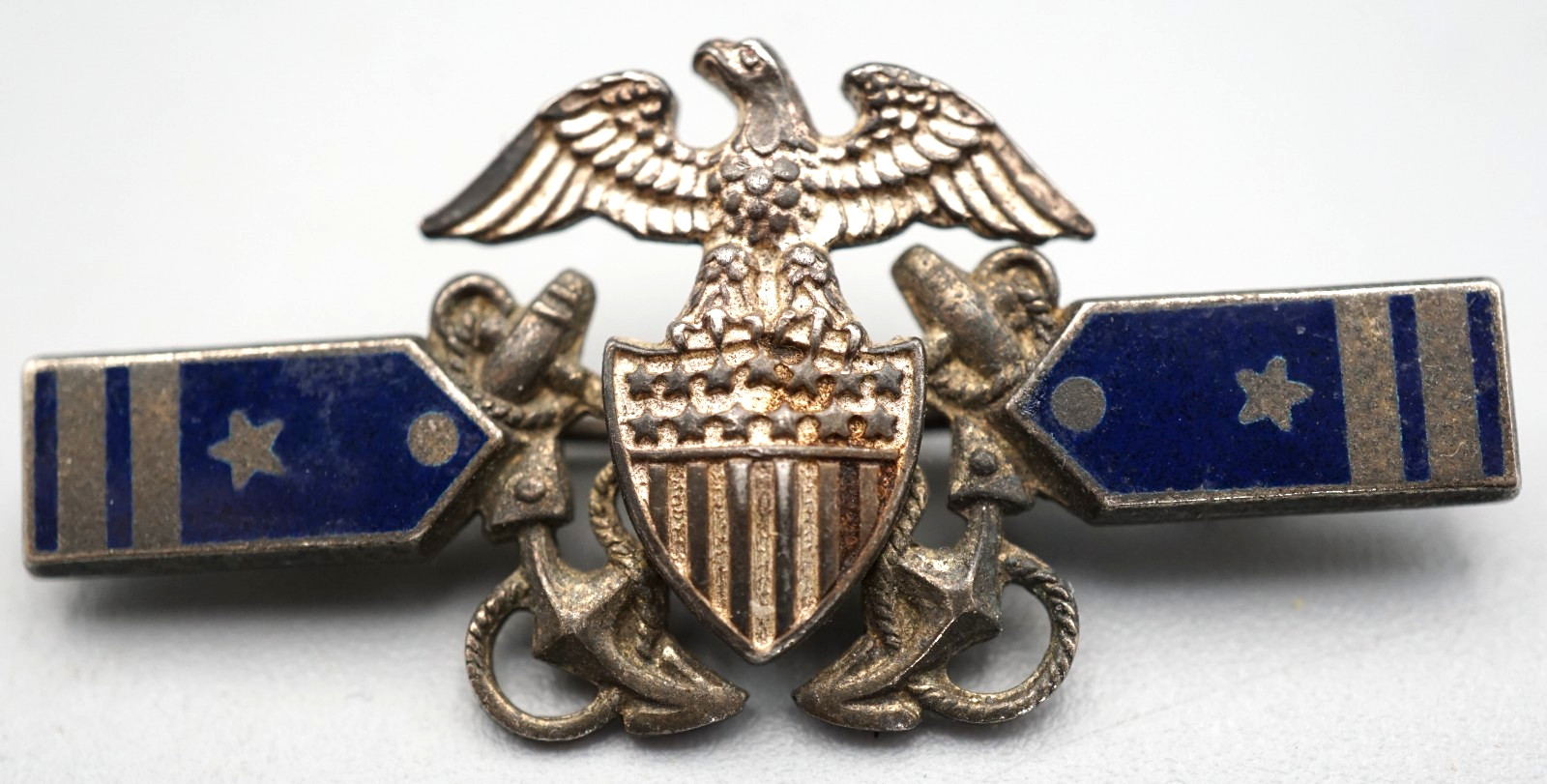 Post WWI - Pre-WWII Sterling Navy Lieutenant Home Front Sweetheart Pin by Amico Post WWI - Pre-WWII Sterling Navy Lieutenant Home Front Sweetheart Pin by Amico