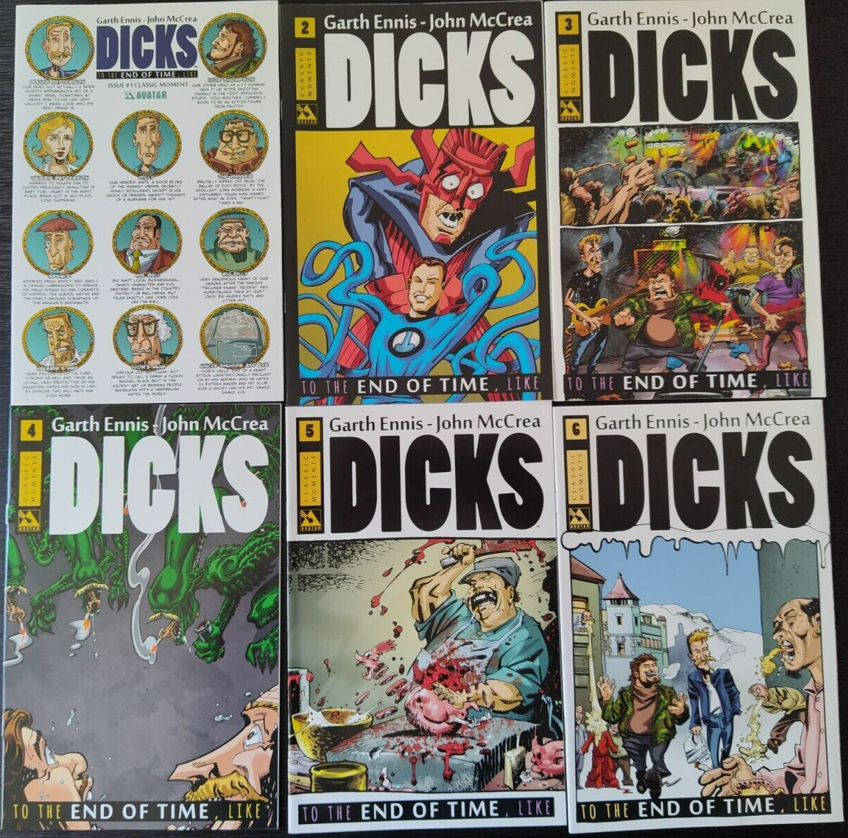 Dicks #1-6 Avatar 2014 Comic Books