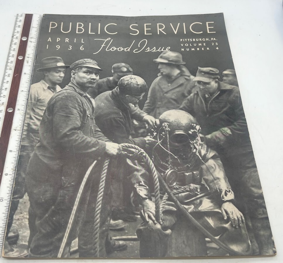 The Great Pittsburg Flood April 1936 Pittsburgh Flood Public Service Magazine