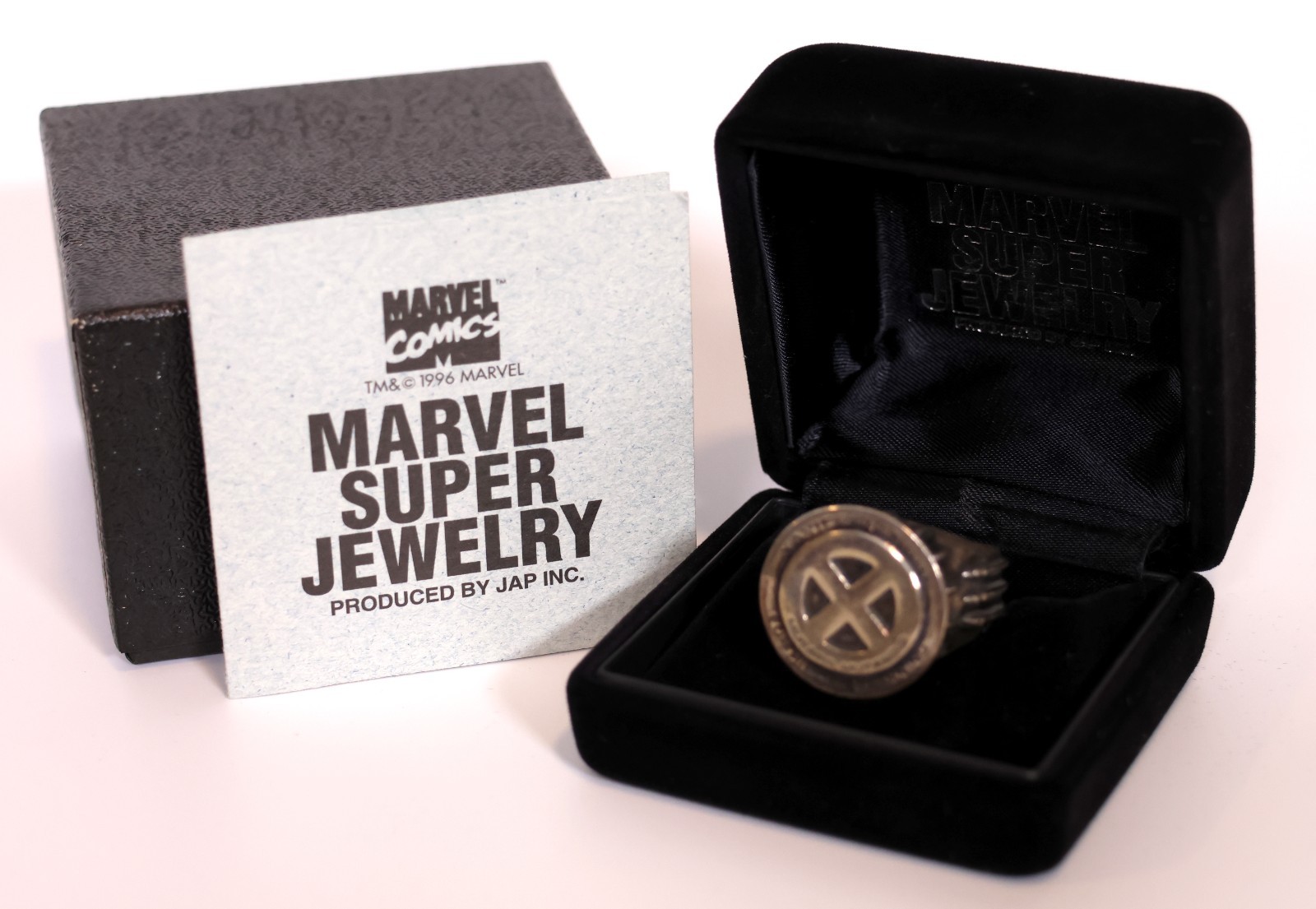 Marvel Super Jewelry X-Men Xavier Institute JAP INC. Silver Class Ring Size 10 Marvel Super Jewelry X-Men Xavier Institute JAP INC. Silver Class Ring Size 10