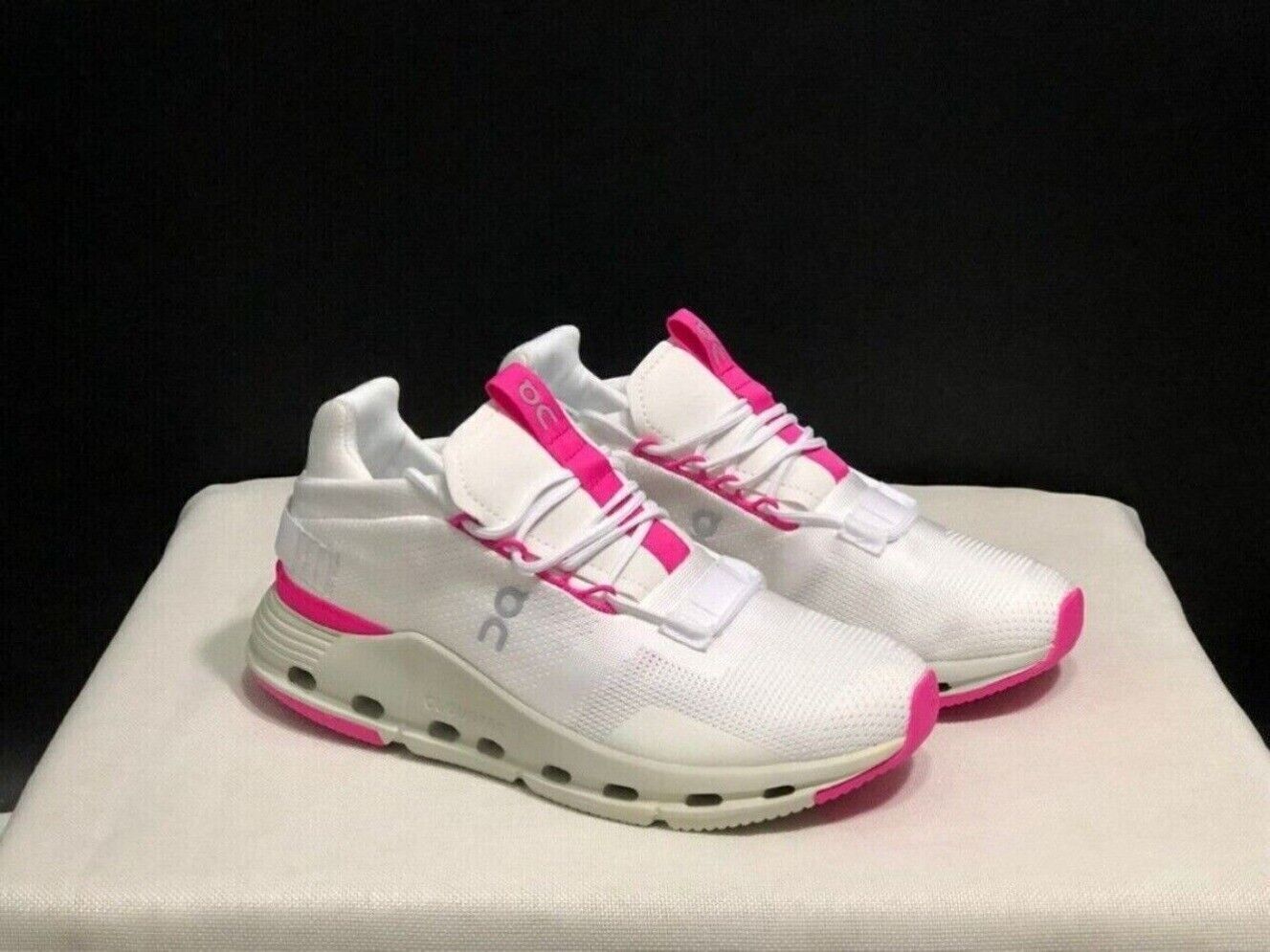 On Cloud Cloudnova Women's Running Shoes White Pink New Men Sneakers Trainers/Y/