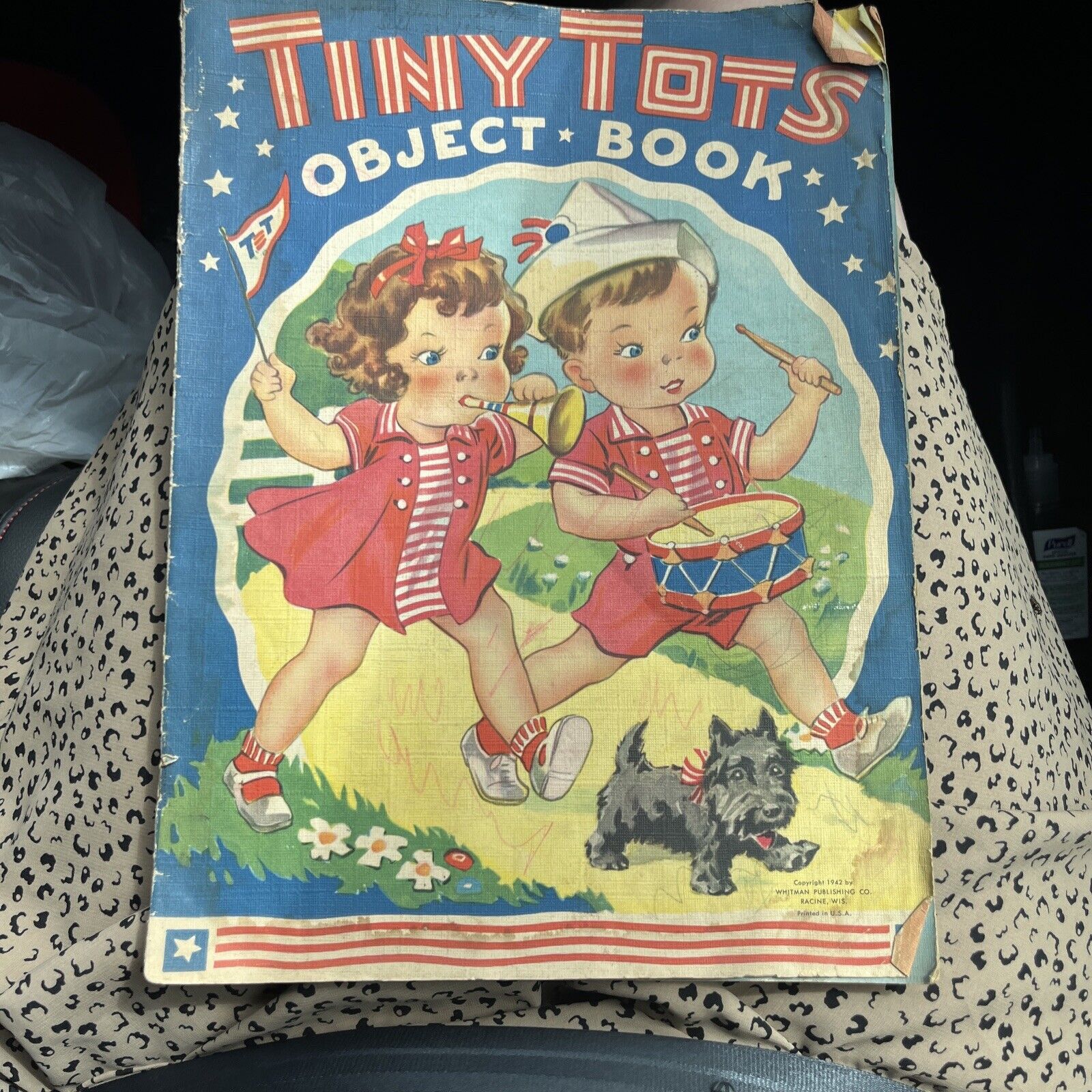 1942 Whitman Publishing Tiny Tots Object Book Vintage Book