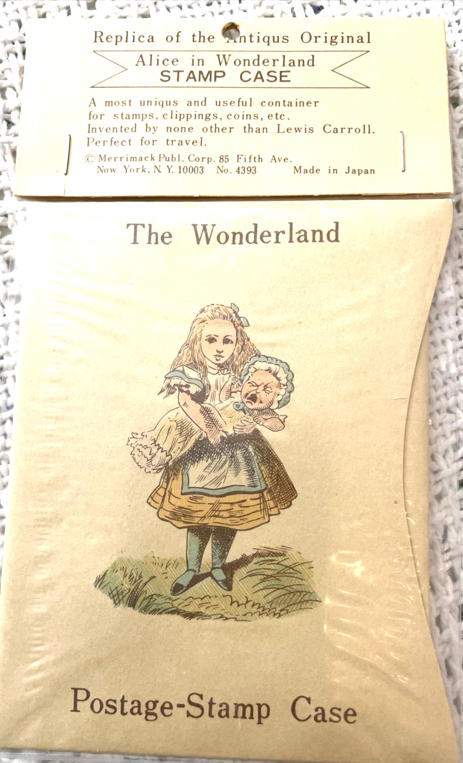 Alice in Wonderland Stamp Case Lewis Carroll’s “The Wonderland” Vintage Replica Alice in Wonderland Stamp Case Lewis Carroll’s “The Wonderland” Vintage Replica