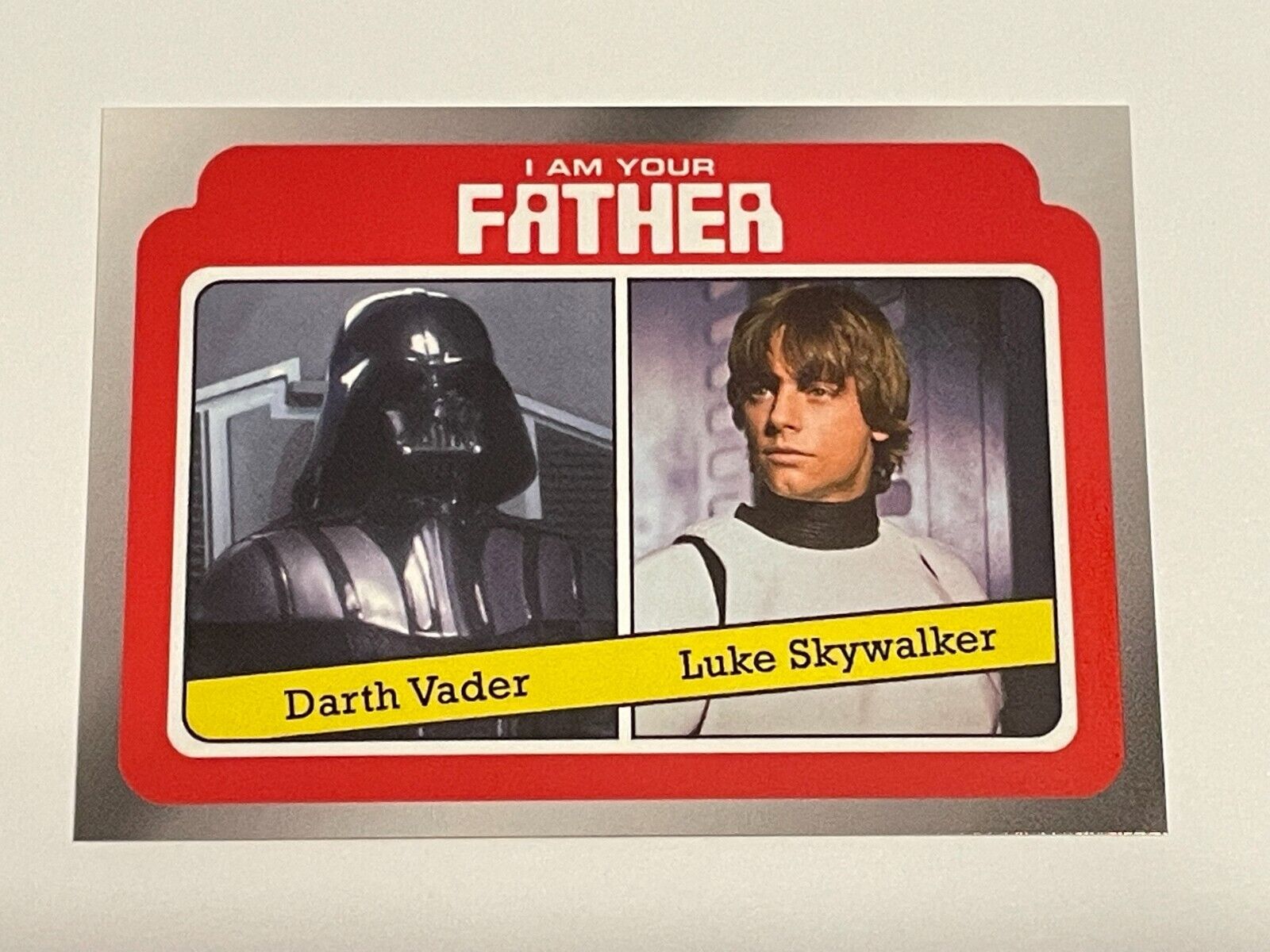 2021 Topps Star Wars: I am Your Father\'s Day - Darth Vader & Luke Skywalker