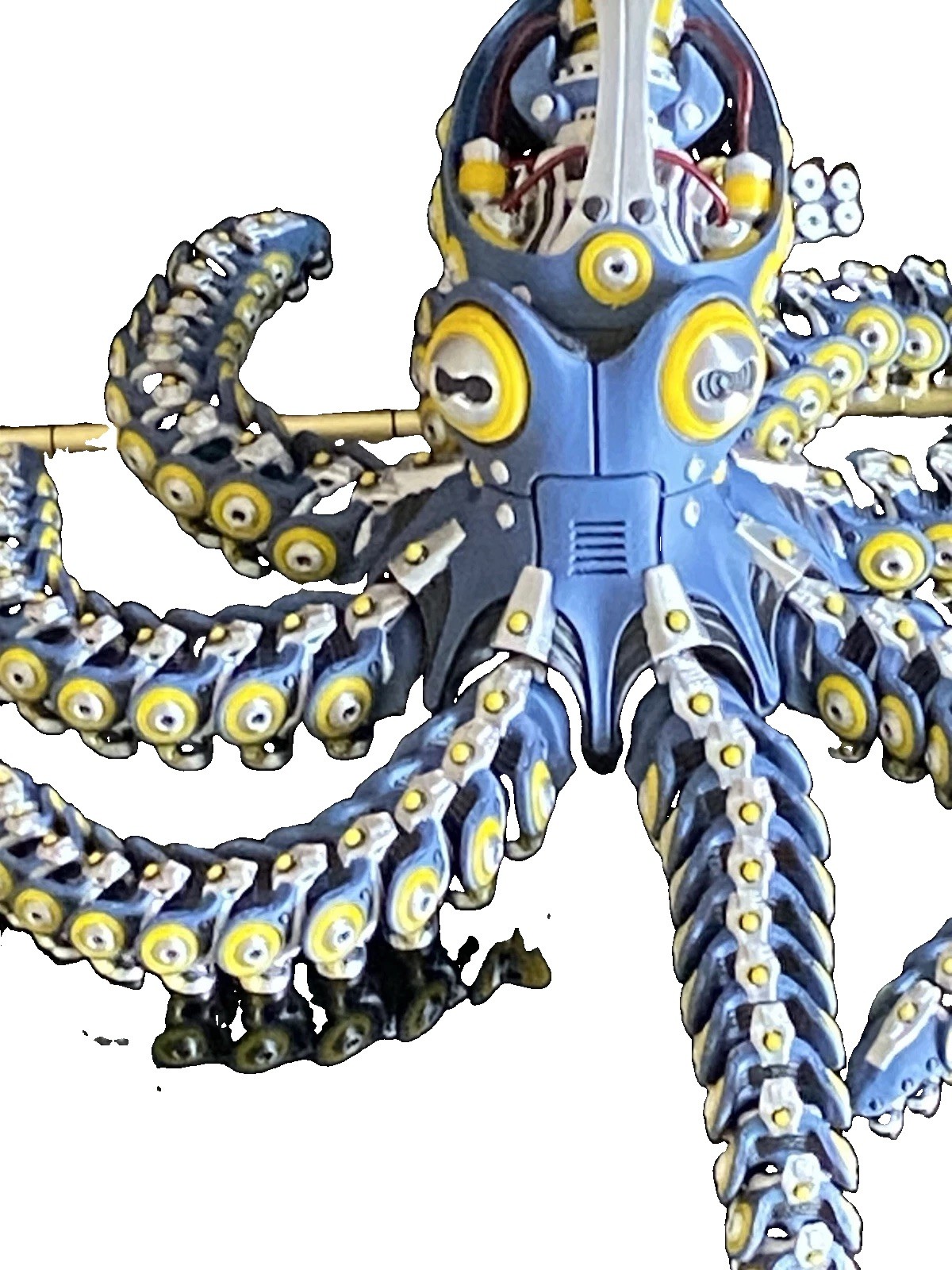 Took 40 Hours To Build Articulated Mechanical Octopus 3D Print Over 9” Tall Took 40 Hours To Build Articulated Mechanical Octopus 3D Print Over 9” Tall