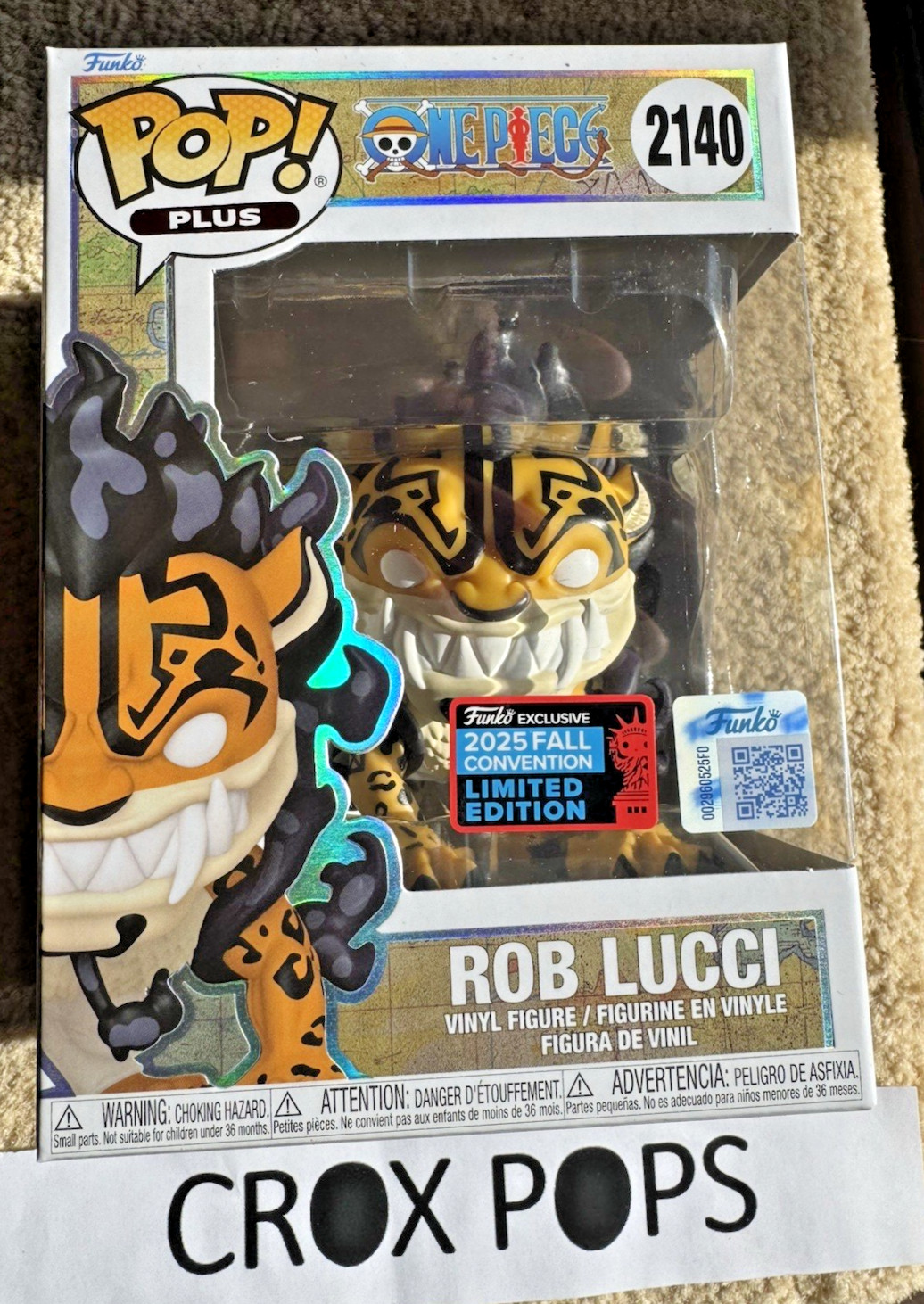 ROB LUCCI One Piece NYCC FQR 2140 Funko Pop Vinyl New in Mint Box + P/P