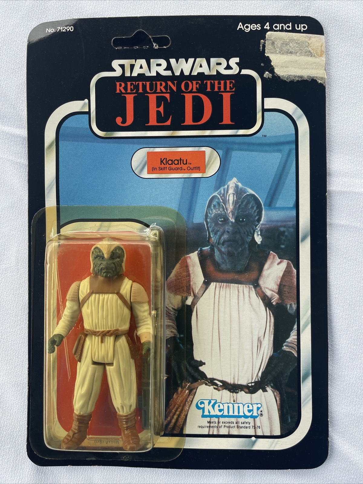 Vintage STAR WARS Return of Jedi KLAATU Figure Original Card 1983 Kenner