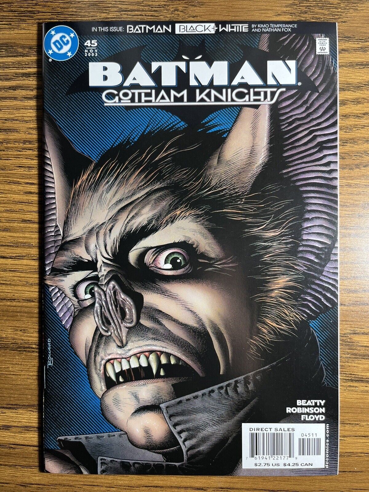 BATMAN GOTHAM KNIGHTS 45 MAN-BAT ROGER ROBINSON COVER DC COMICS 2003