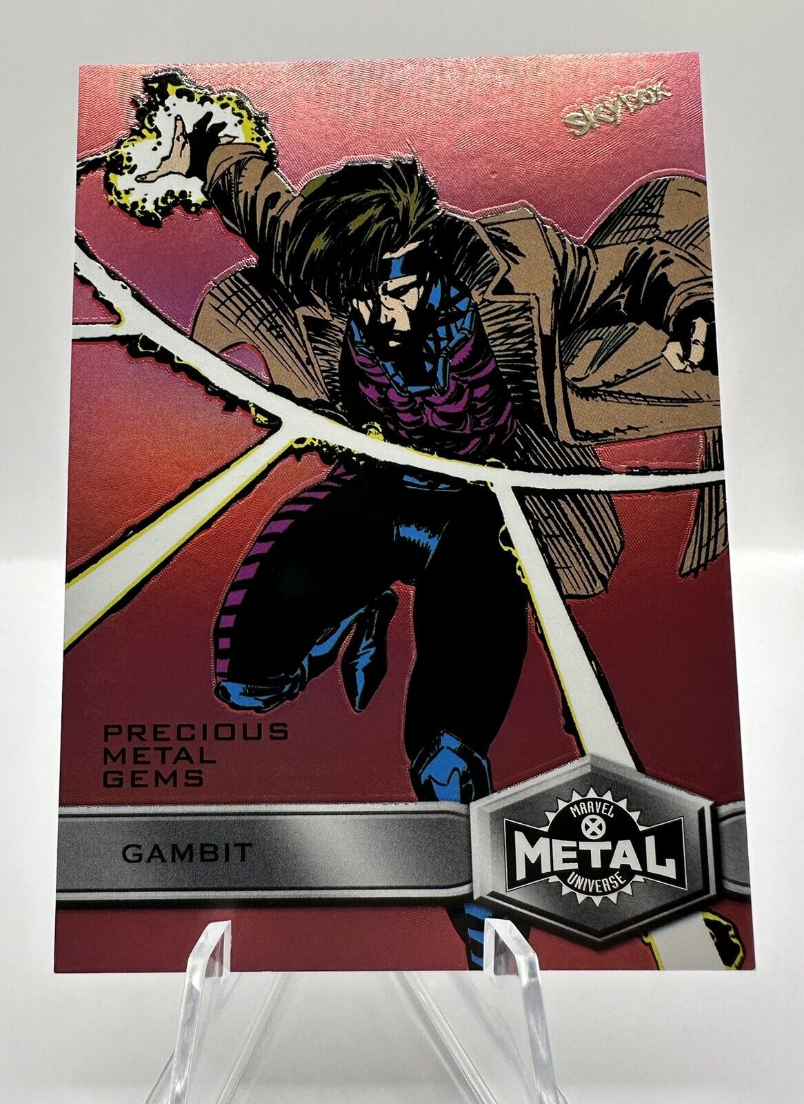 2020 Upper Deck Marvel X-Men Metal Precious Metal Gems PMG Red /100 Gambit