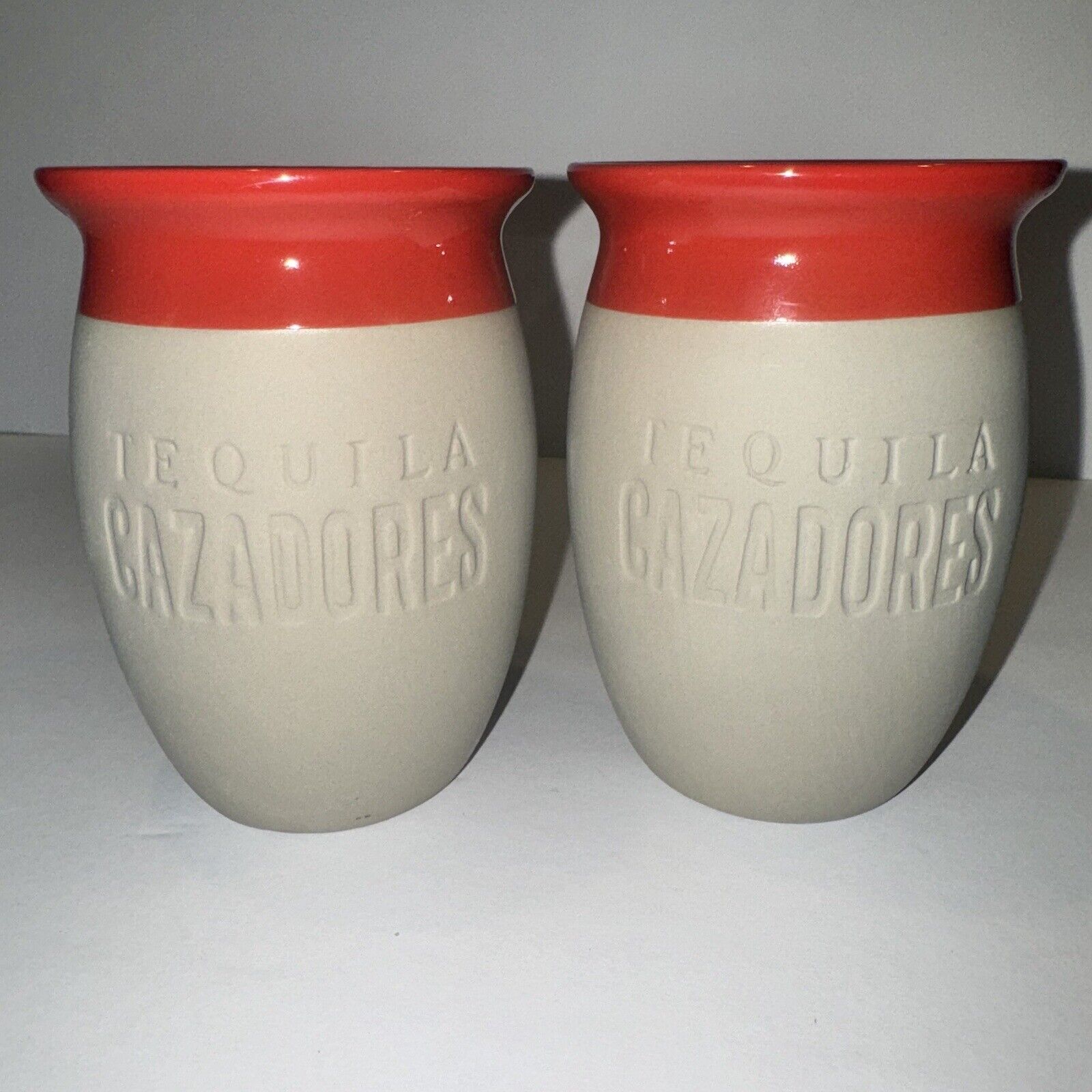 Tequila Cazadores The Cantarito Mexican Pottery Jug Mug 16 Oz Pair Of 2 Or More