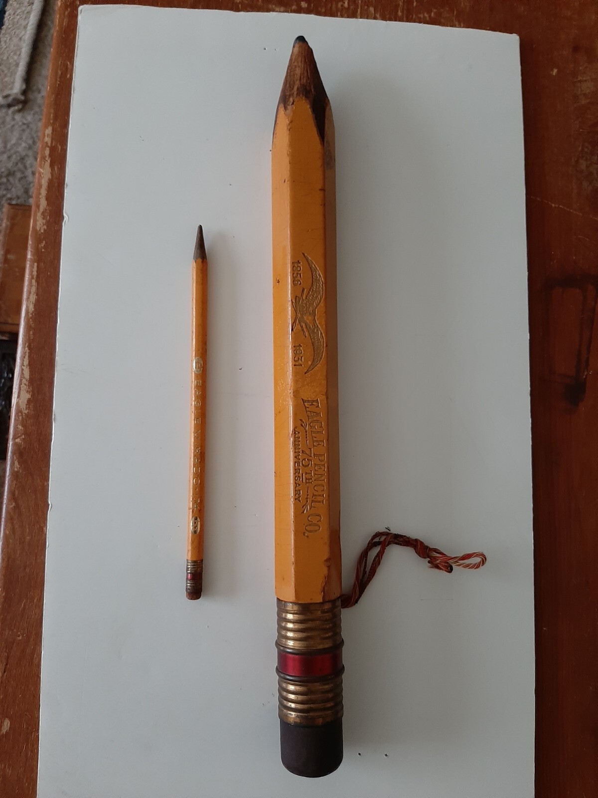 Vintage 1856- 1931 Eagle Pencil Co. 75th Anniversary Real Lead - 14 Vintage 1856- 1931 Eagle Pencil Co. 75th Anniversary Real Lead - 14