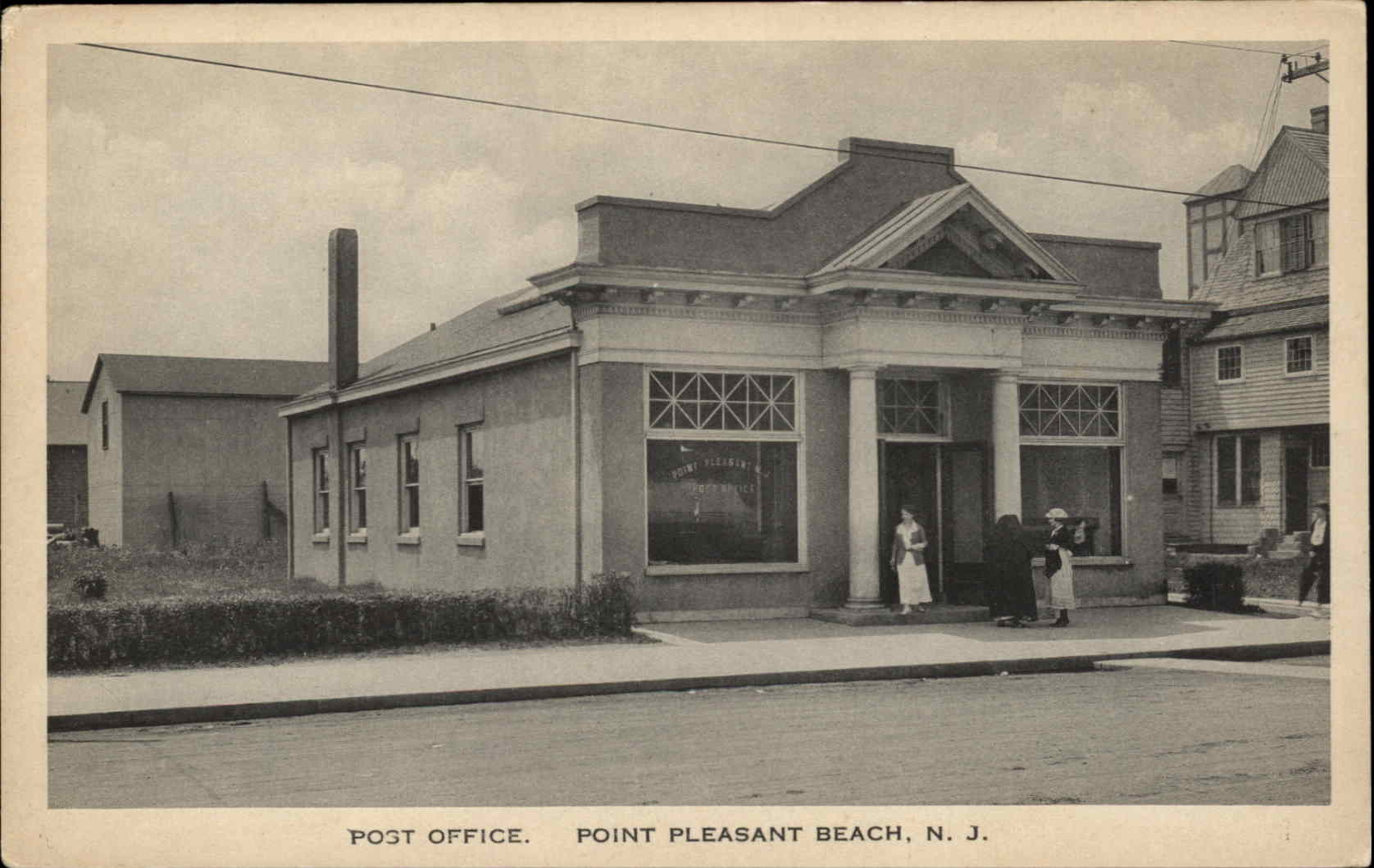 Point Pleasant New Jersey NJ Post Office c1915 Postcard Point Pleasant New Jersey NJ Post Office c1915 Postcard