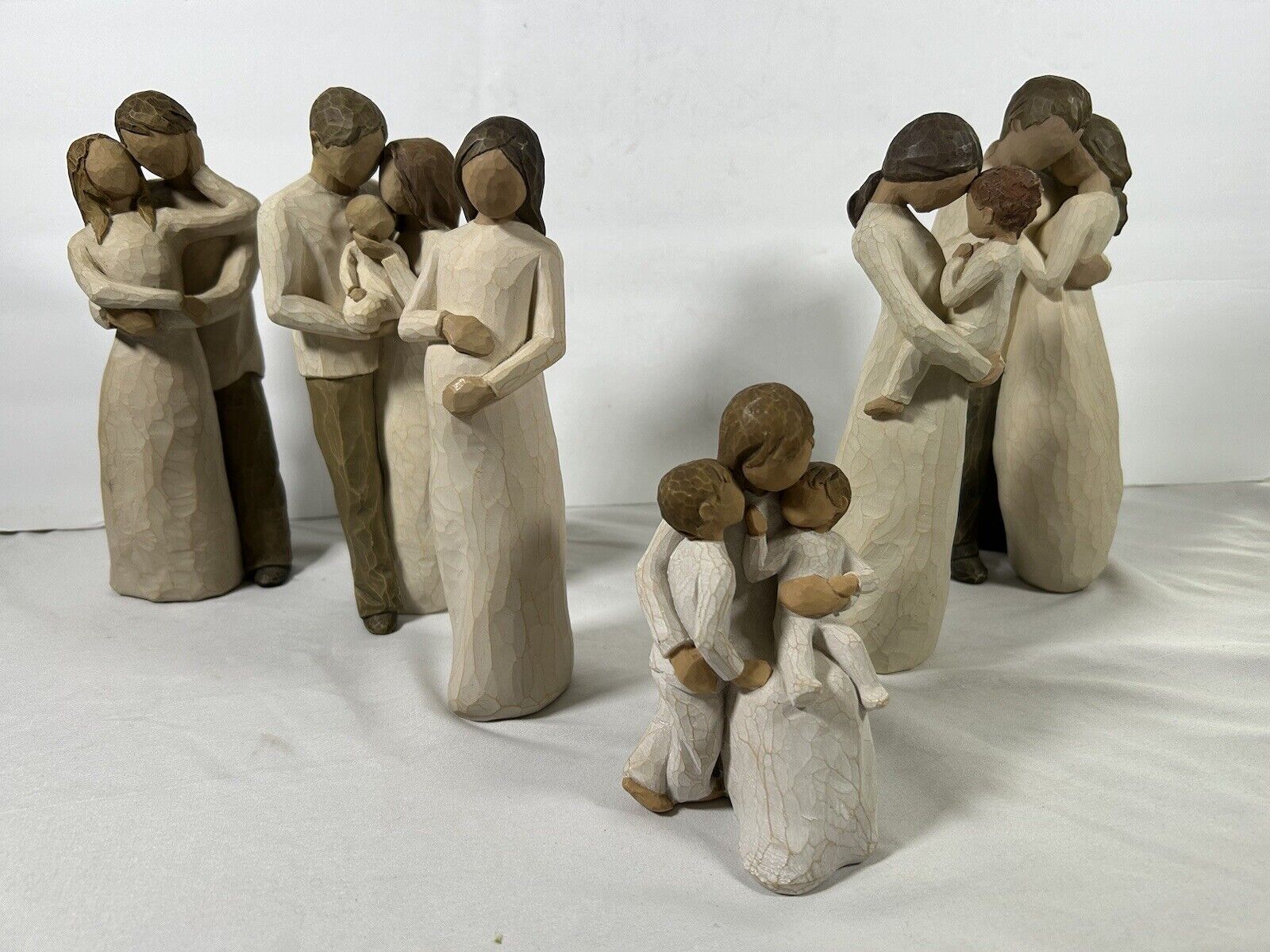 Willow Tree Demdaco Figurines Lot of 6 Quietly, Tenderness, Our Gift, etc.