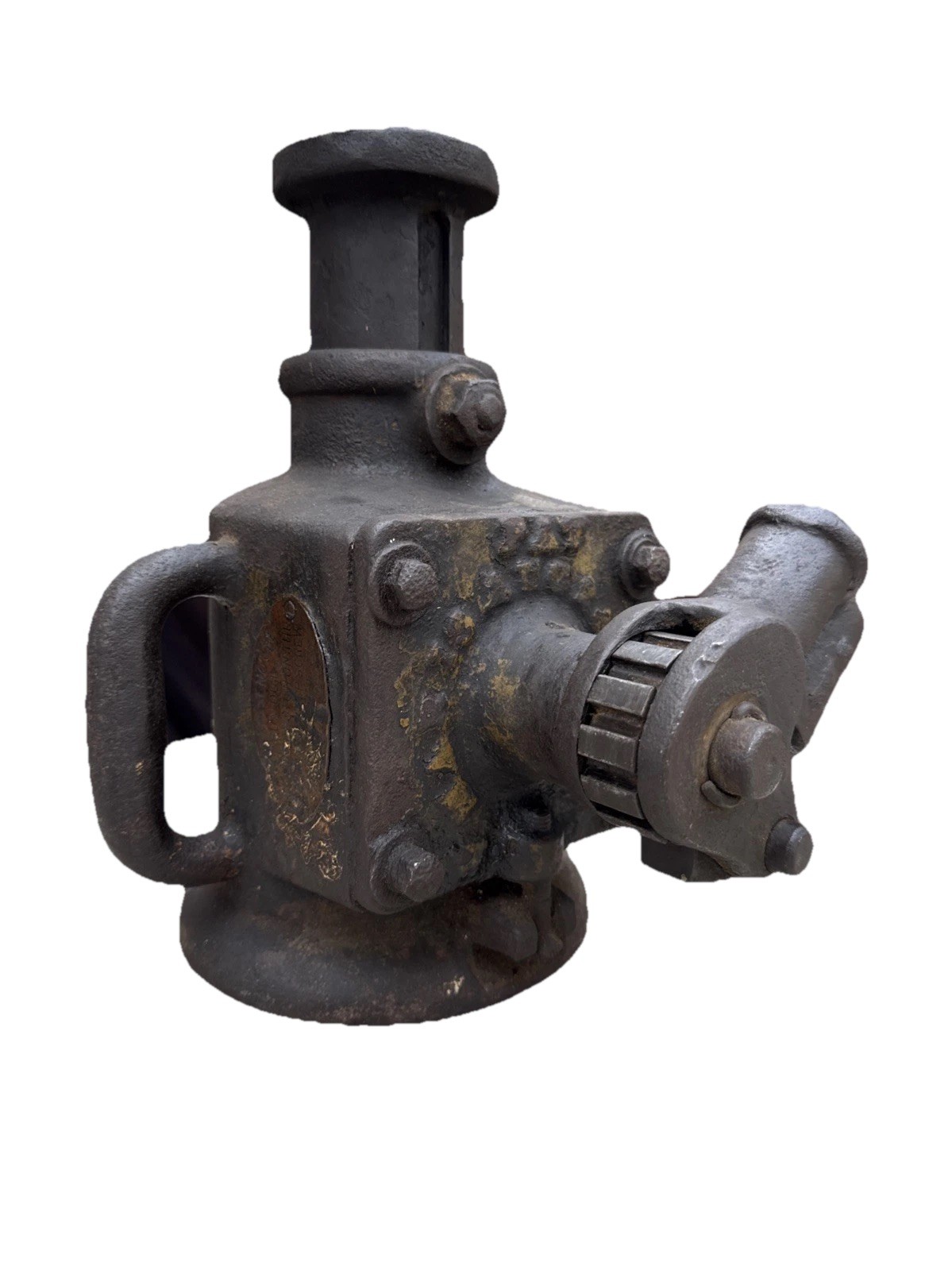 Vintage A.O. NORTON Ratchet Style House or Railroad Jack,Boston Working Great Vintage A.O. NORTON Ratchet Style House or Railroad Jack,Boston Working Great
