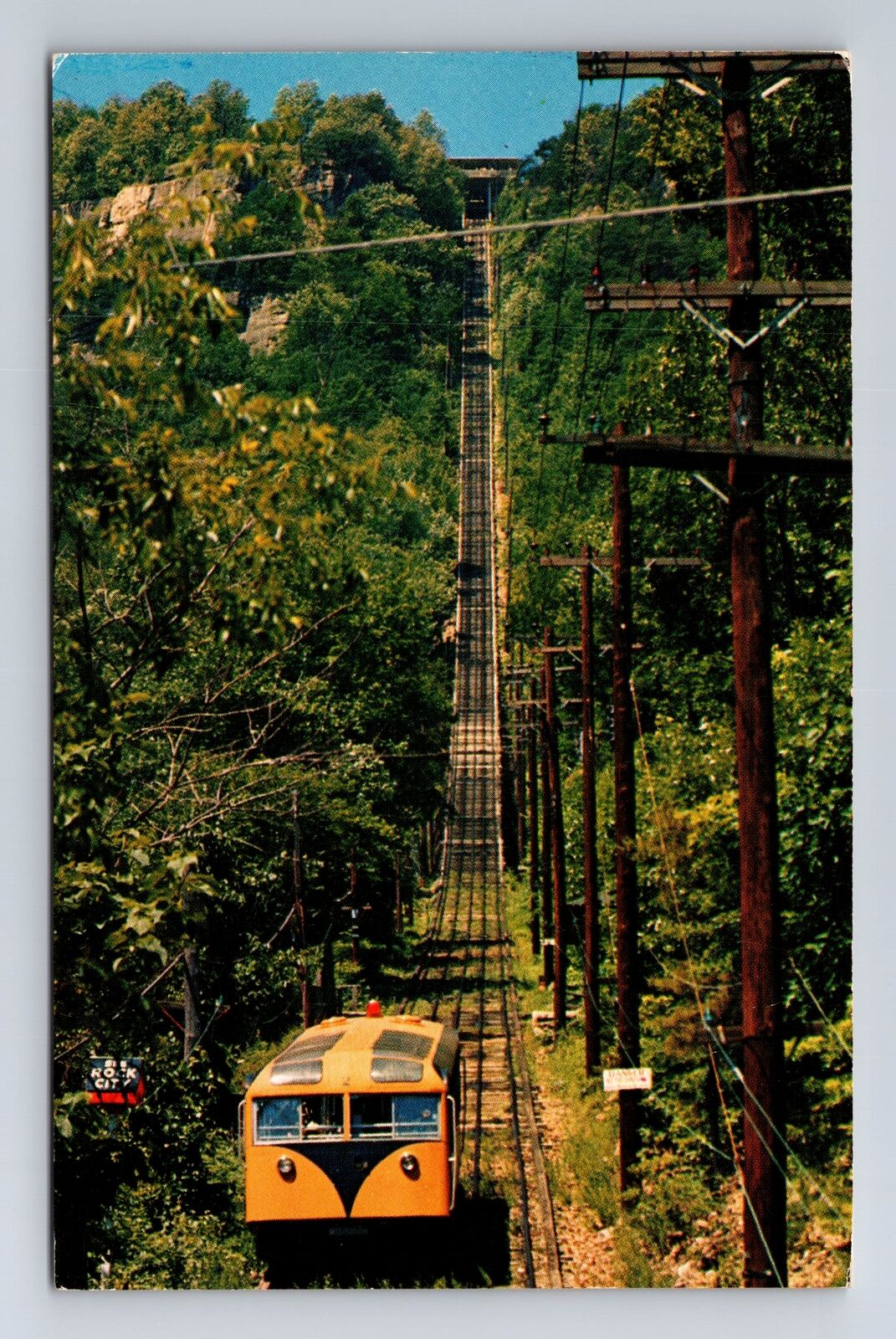 Chattanooga TN-Tennessee, The Incline Up Lookout Mountain Vintage Postcard
