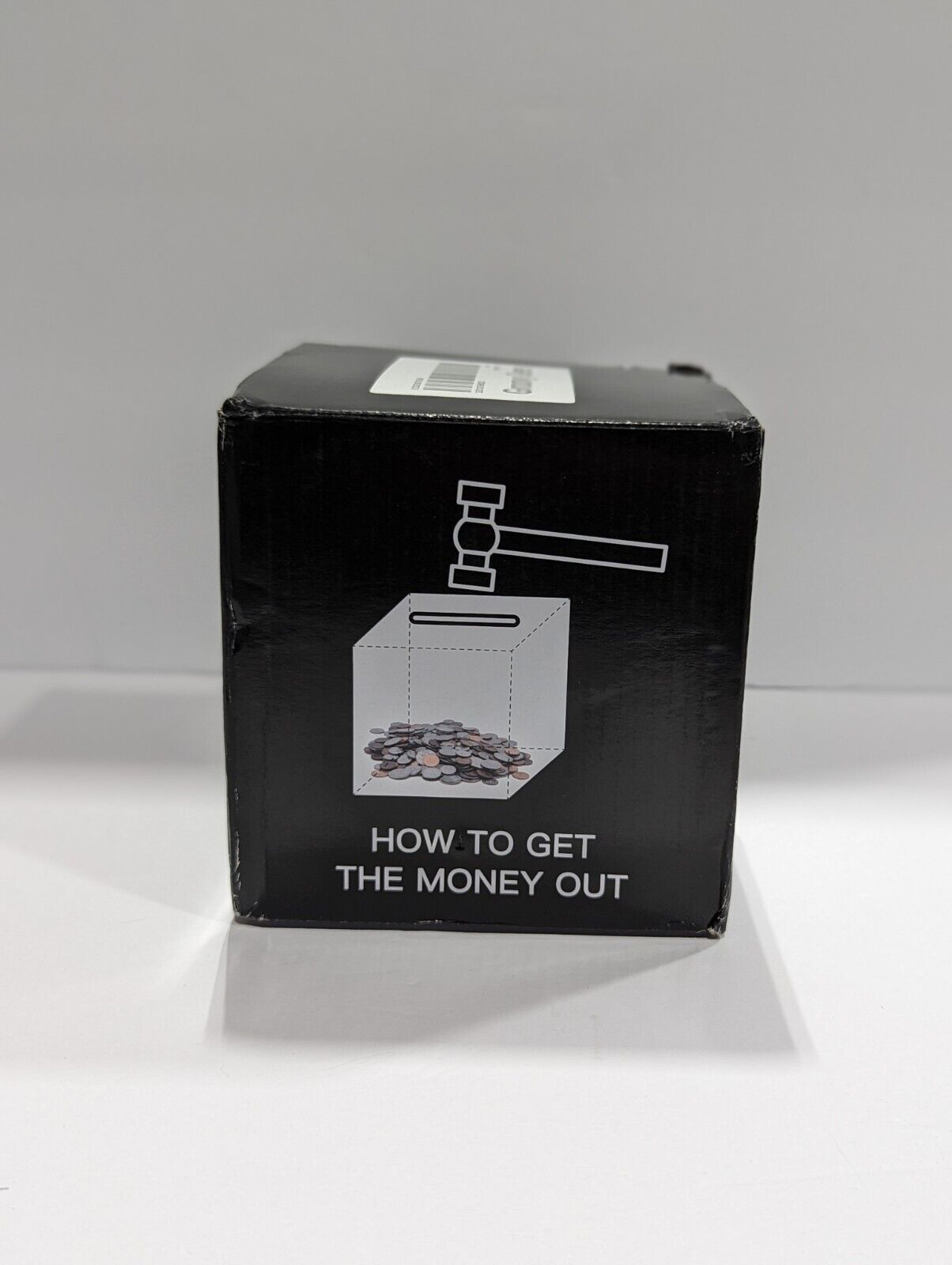 Clear Acrylic Money Bank Piggy Bank for Adults, Must Break to Open,
