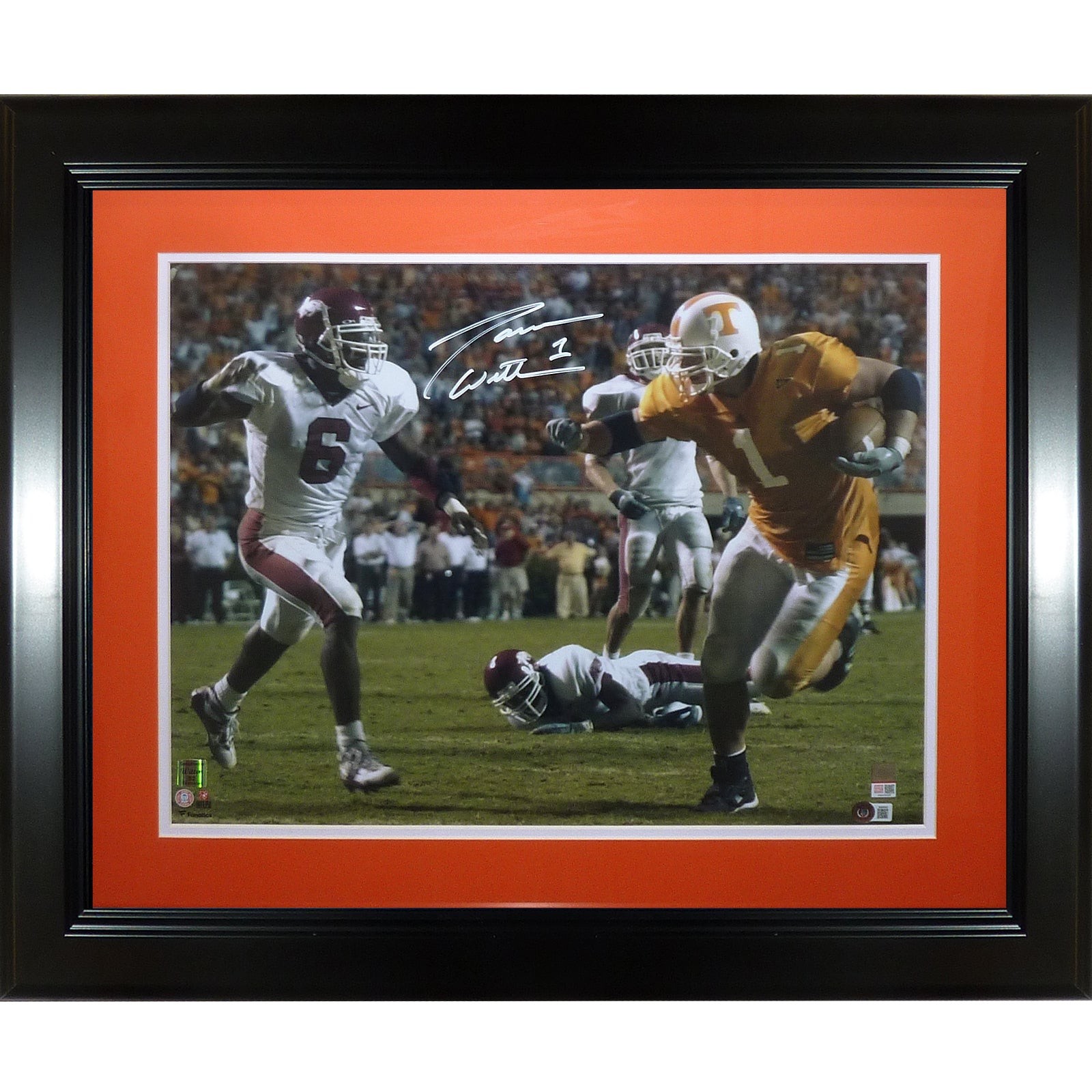Jason Witten Autographed Tennessee Volunteers Deluxe Framed 16x20 Photo - Becket Jason Witten Autographed Tennessee Volunteers Deluxe Framed 16x20 Photo - Becket