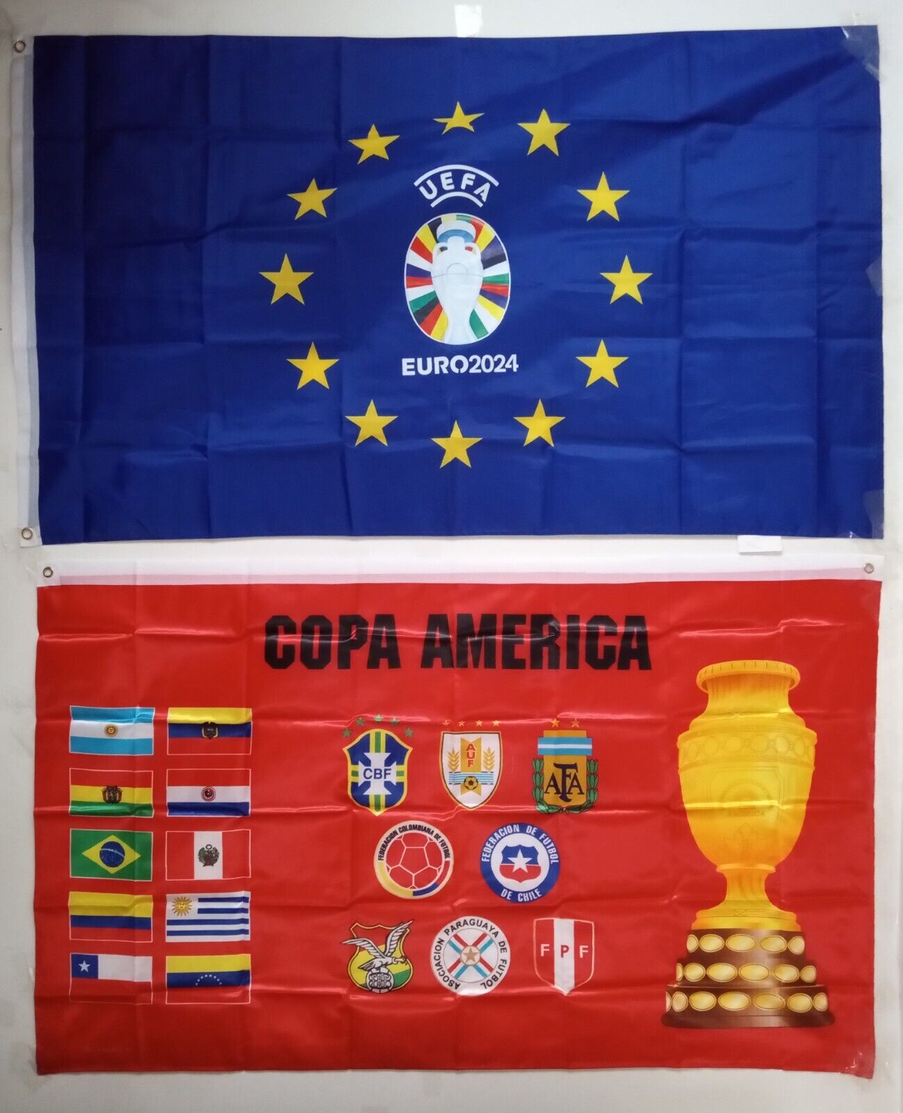 1 EURO FLAG + 1 COPA AMERICA GENERIC FLAG  $45