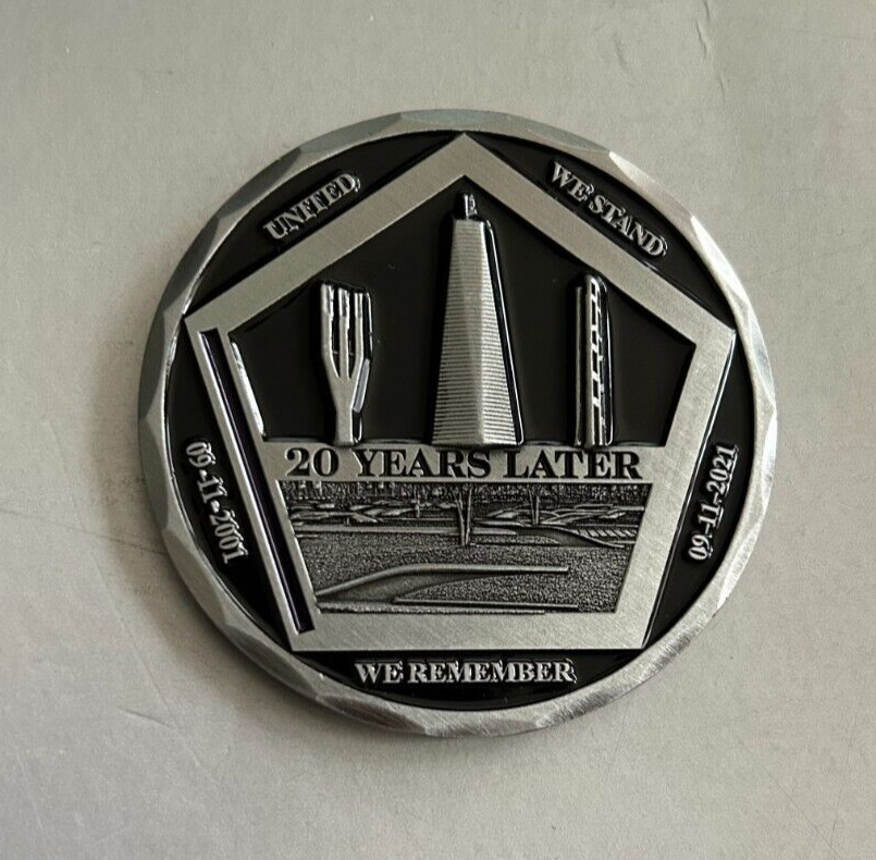 MR ALE FBI We Remember 20 Years Later 9-11-2001 (9/11) Challenge Coin CN-11