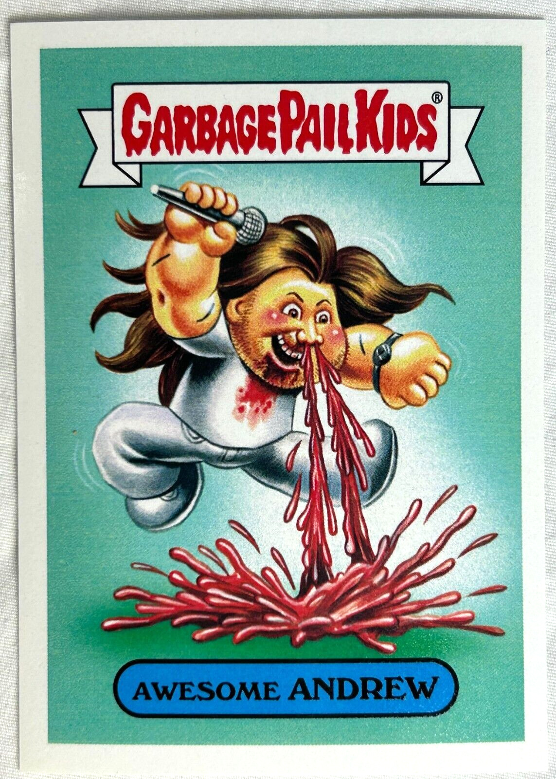 2016 Topps Garbage Pail Kids Riot Fest Limited AWESOME ANDREW W.K. Card GPK wk