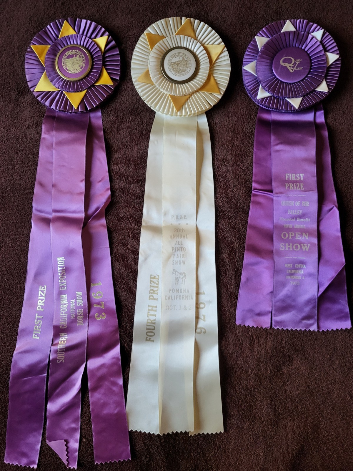 West Coast Venues 1970's Horse Show Ribbons Awards Equestrian Events Southern C West Coast Venues 1970's Horse Show Ribbons Awards Equestrian Events Southern C