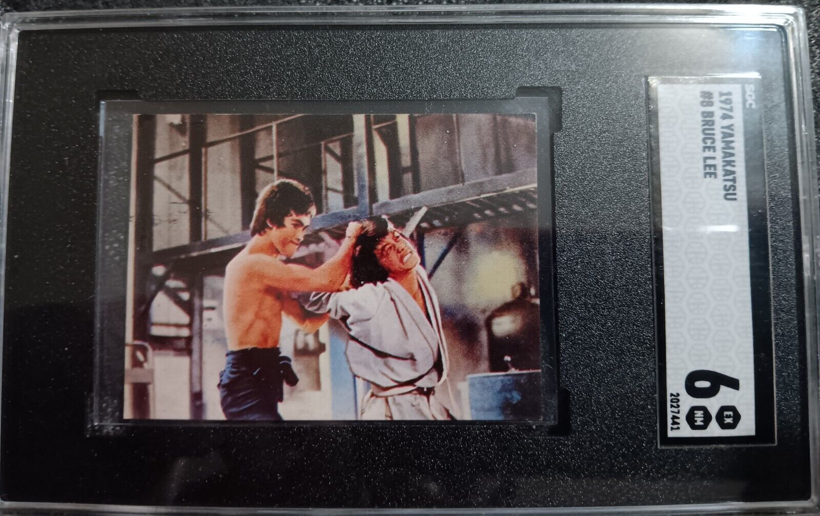 Jackie Chan Rookie Card SGC 6 Bruce Lee 1974 Yamakatsu Enter The Dragon #8 Towa