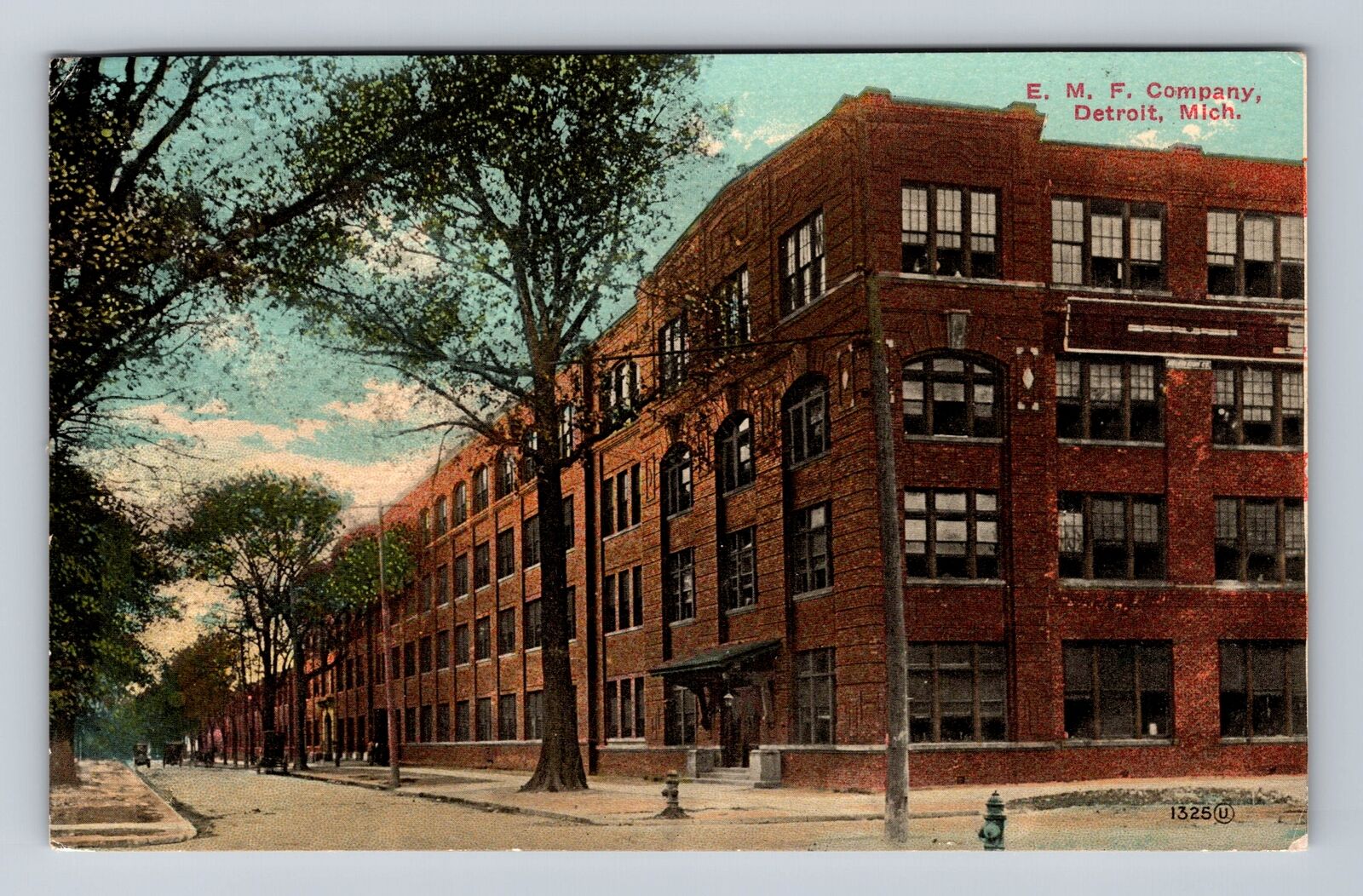 Detroit MI-Michigan, E M F Company, Antique, Souvenir, Vintage Postcard
