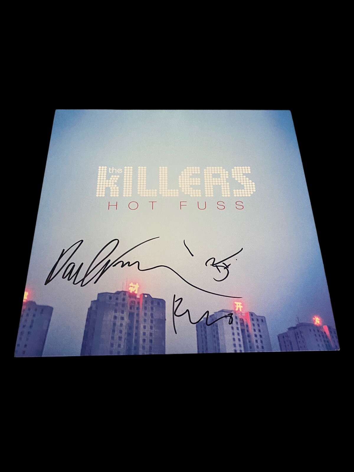 The Killers Hand Signed “HOT FUSS” Vinyl FLOWERS KEUNING VANNUCCI JR