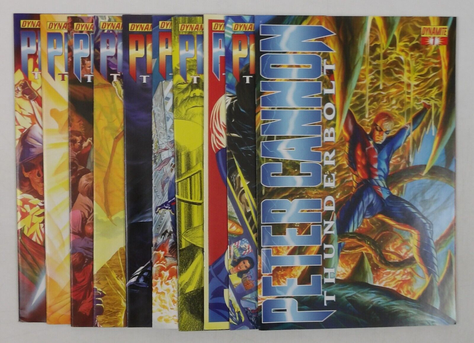 Peter Cannon Thunderbolt #1-10 VF/NM complete series - all Alex Ross variants