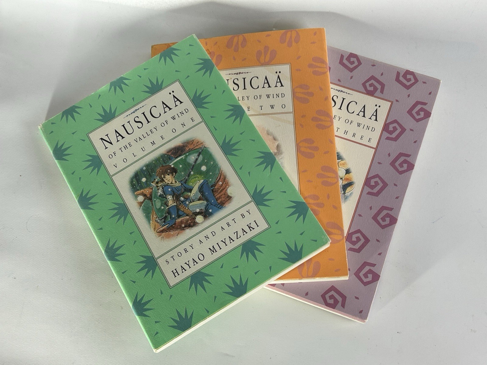 Nausicaä of the Valley of Wind Volumes 1, 2, and 3  Viz Comics 1989-1990
