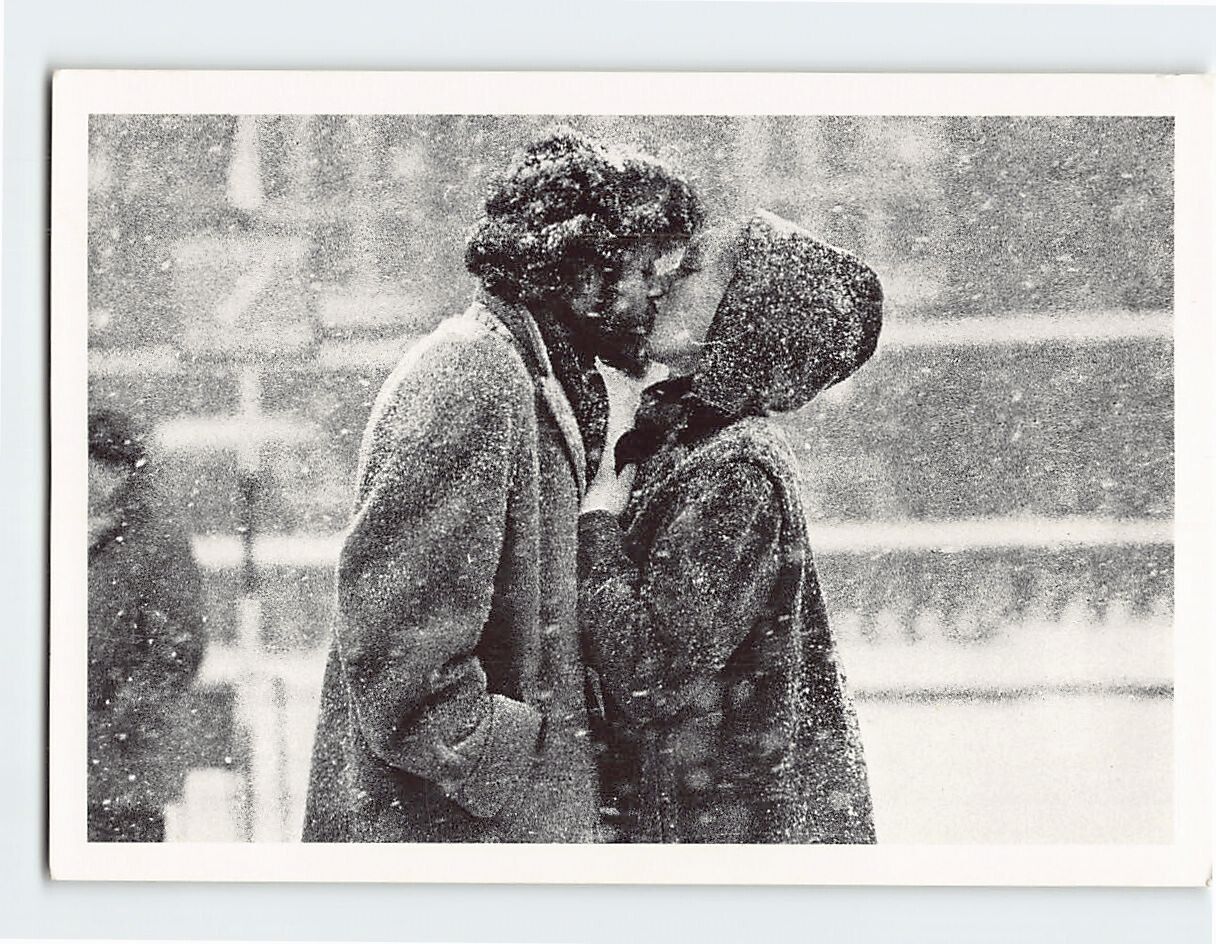 Postcard Winter kiss