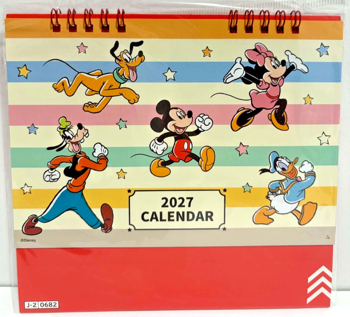 Cute 2027 Disney Mickey & Minnie Mouse Desk Calendar & Friends Daiso Japan