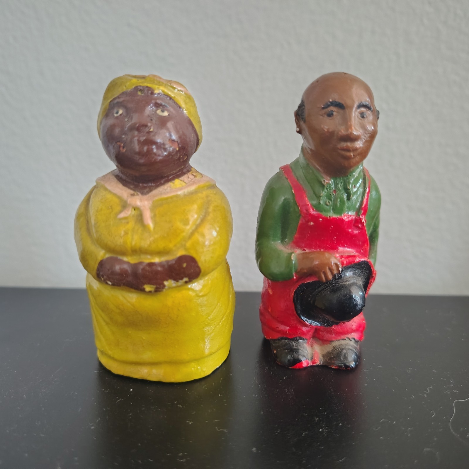 RARE VINTAGE SOUTHERN AMERICANA SALT AND PEPPER SHAKERS MA AND PA SOUTH RARE VINTAGE SOUTHERN AMERICANA SALT AND PEPPER SHAKERS MA AND PA SOUTH