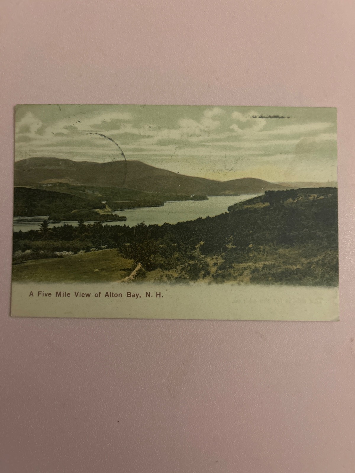 1907 a five mile view of Alton Bay, NH 1907 a five mile view of Alton Bay, NH