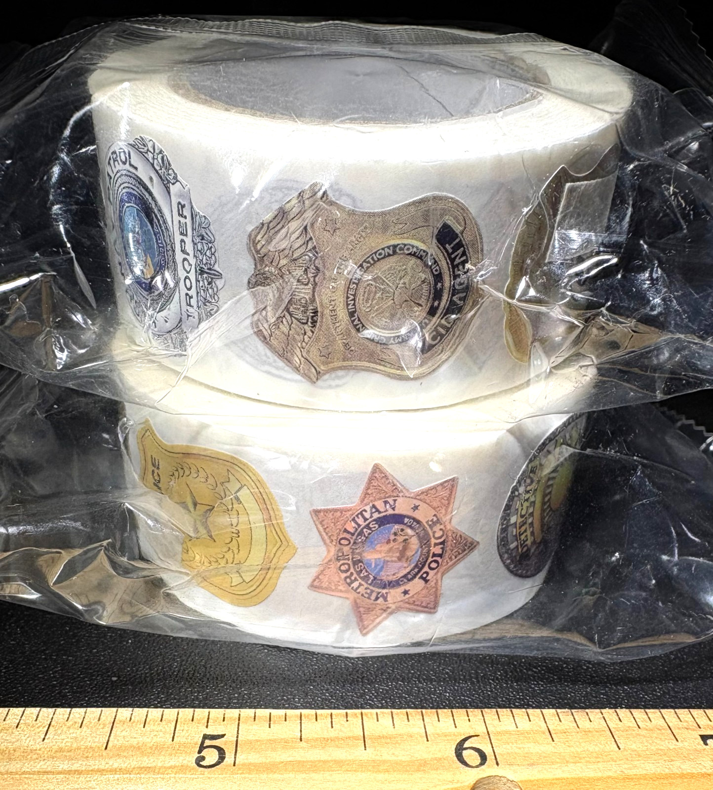 ⭐ 2 ROLLS ⭐ POLICE OFFICER BADGE STICKERS BIRTHDAY PARTY GOODY BAG GIFT FAVORS ⭐ 2 ROLLS ⭐ POLICE OFFICER BADGE STICKERS BIRTHDAY PARTY GOODY BAG GIFT FAVORS