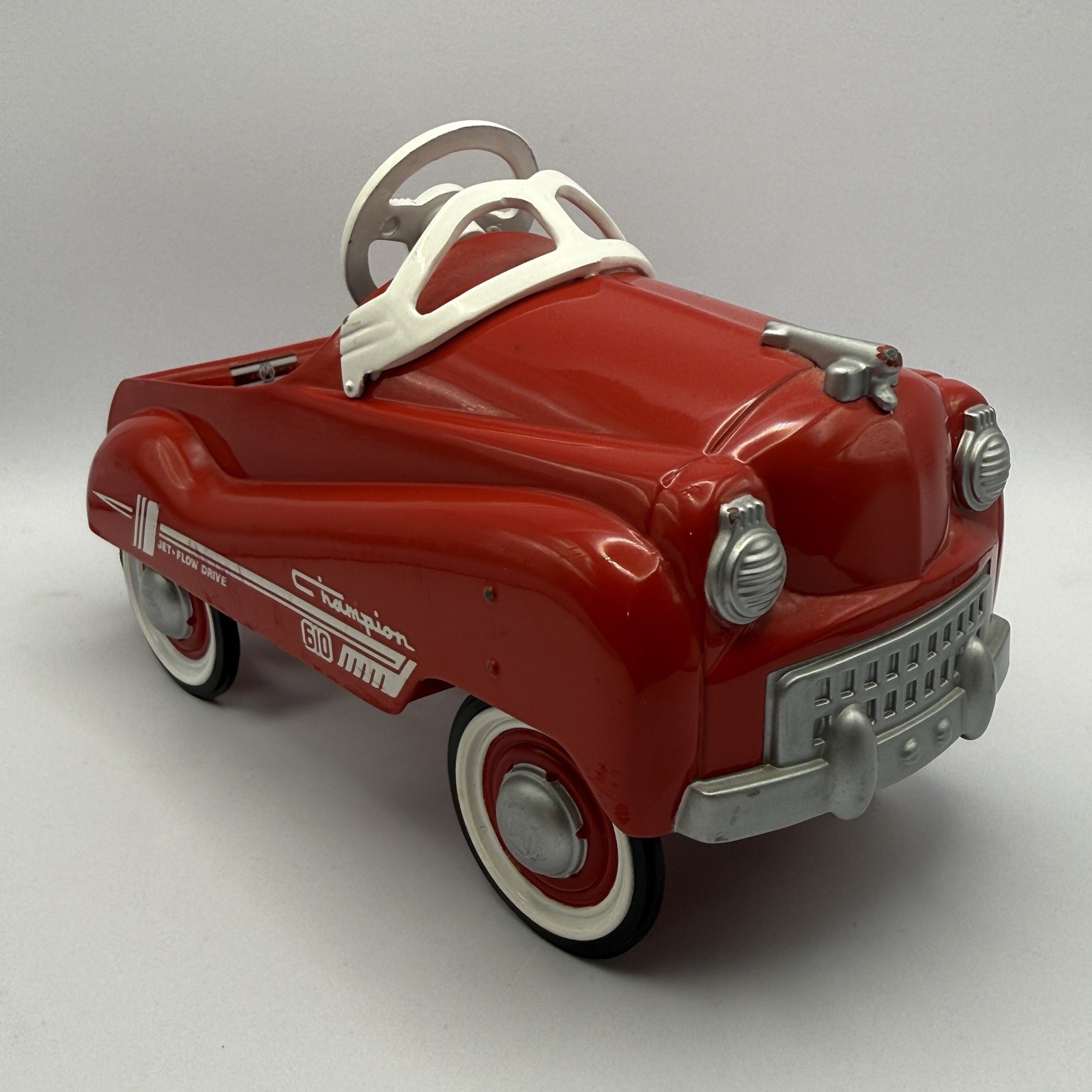 Vintage Hallmark Miniature Die Cast Kiddie Pedal Car, 1955 Murray Red Champion Vintage Hallmark Miniature Die Cast Kiddie Pedal Car, 1955 Murray Red Champion