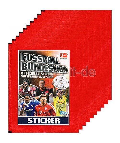 Topps Bundesliga 11/12 Stickers - 10 Bags