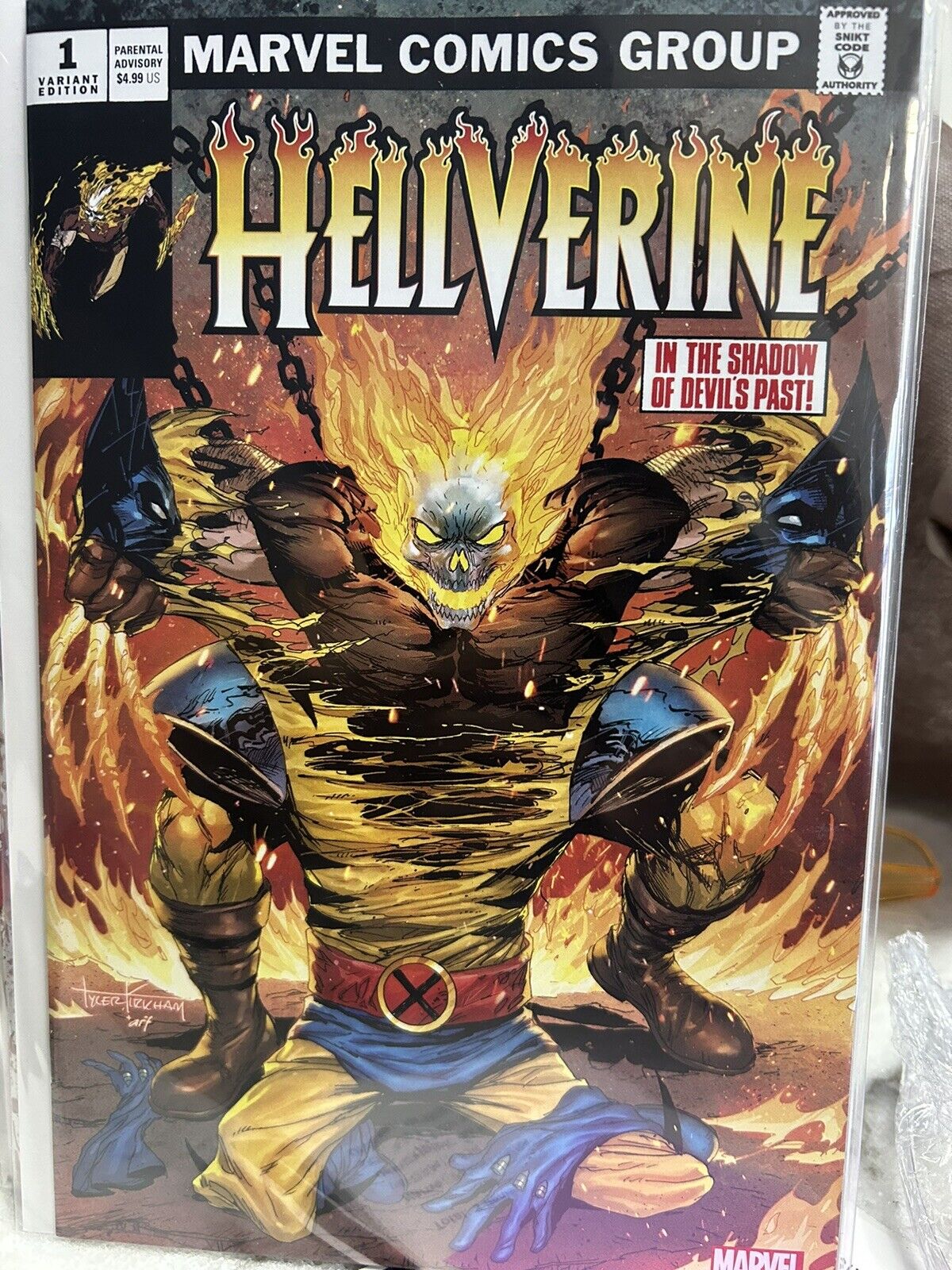 Hellverine #1 Tyler Kirkham ASM 238 Homage Exclusive Trade